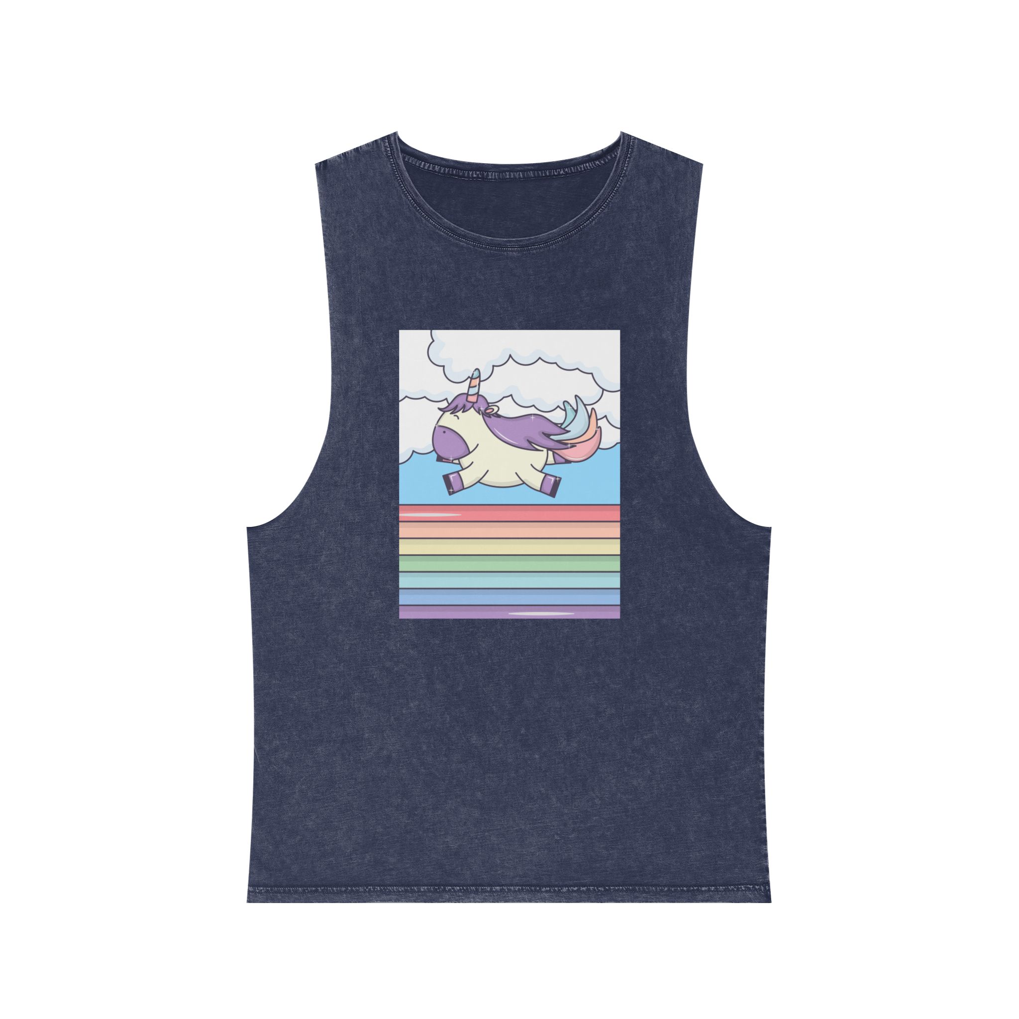 Unicorn V350 Unisex Stonewash Tank Top - Image 13