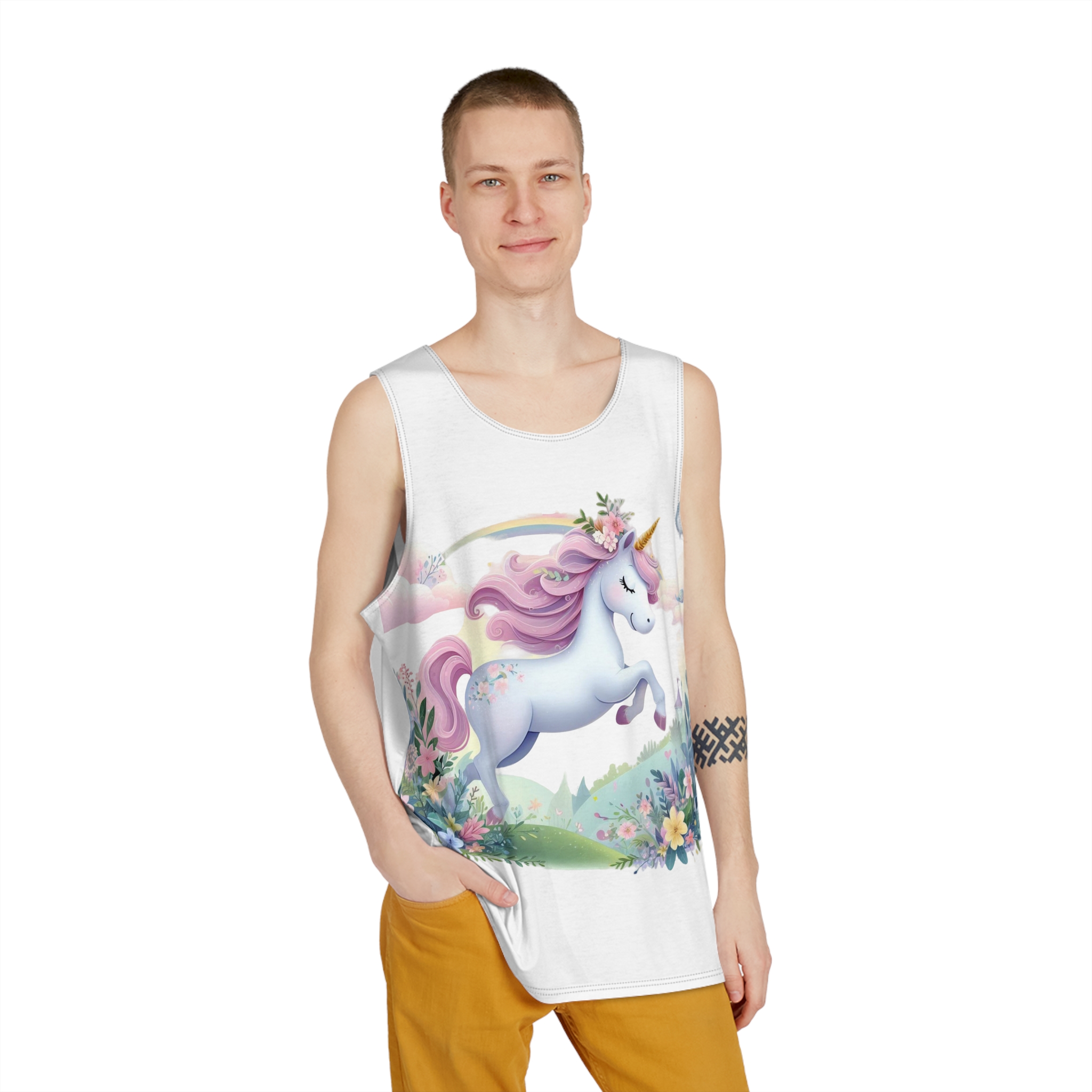 Unicorns 229 Mens Tank Aop - Image 3