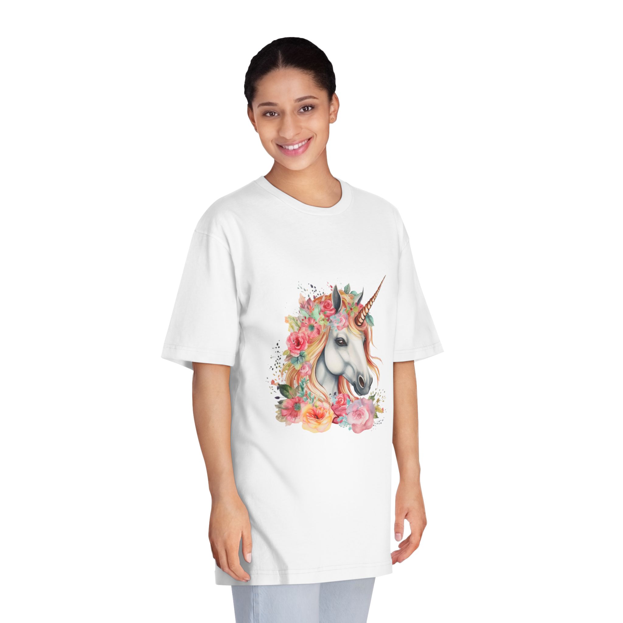 Unicorns 385 Unisex Classic Crewneck T Shirt - Image 3