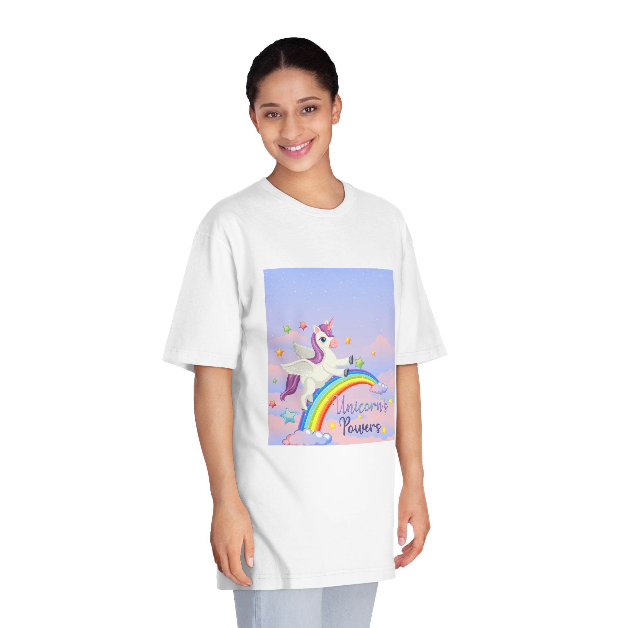 Unicorn V462 Unisex Classic Crewneck T Shirt - Image 3