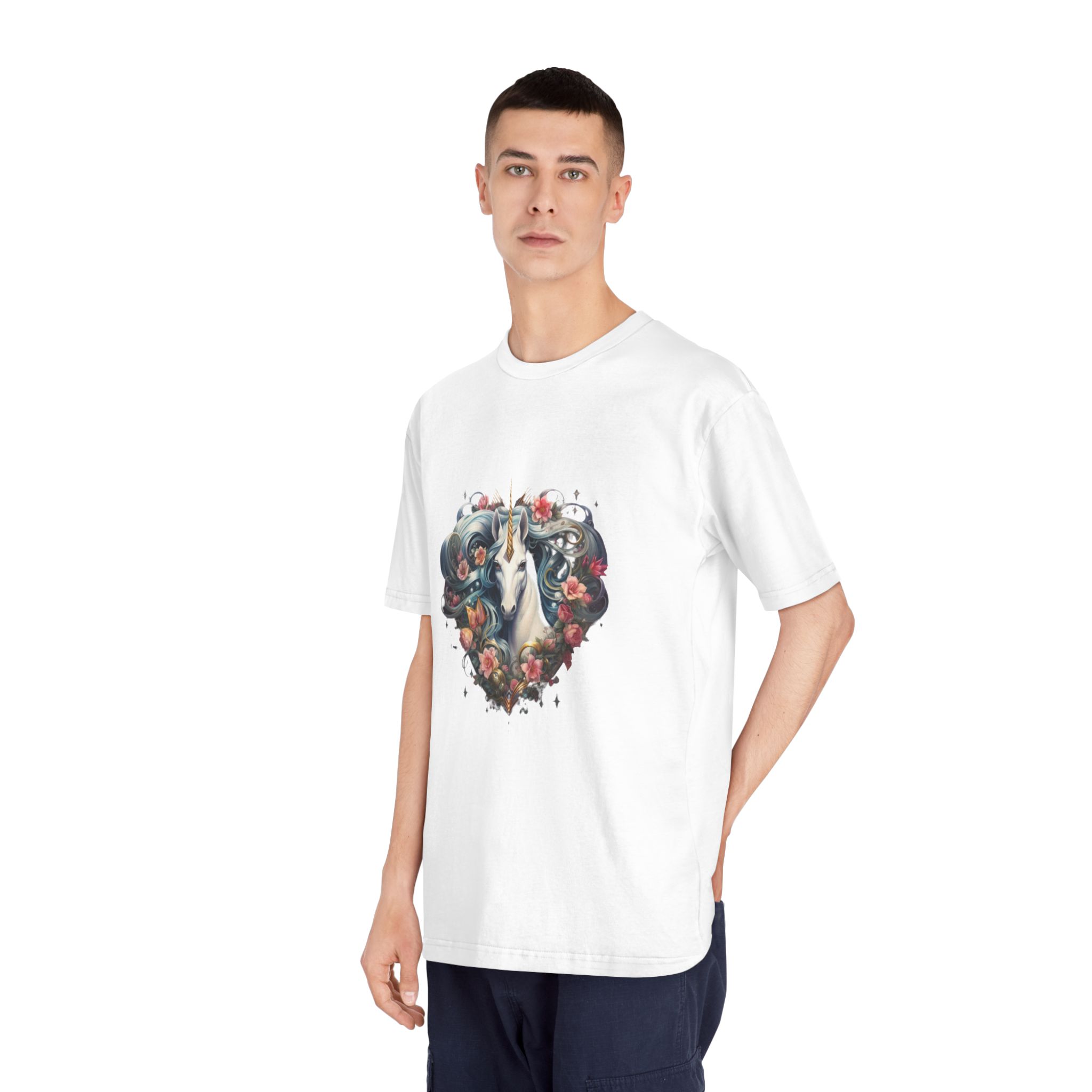 Unicorns 211 Unisex Classic Crewneck T Shirt - Image 4