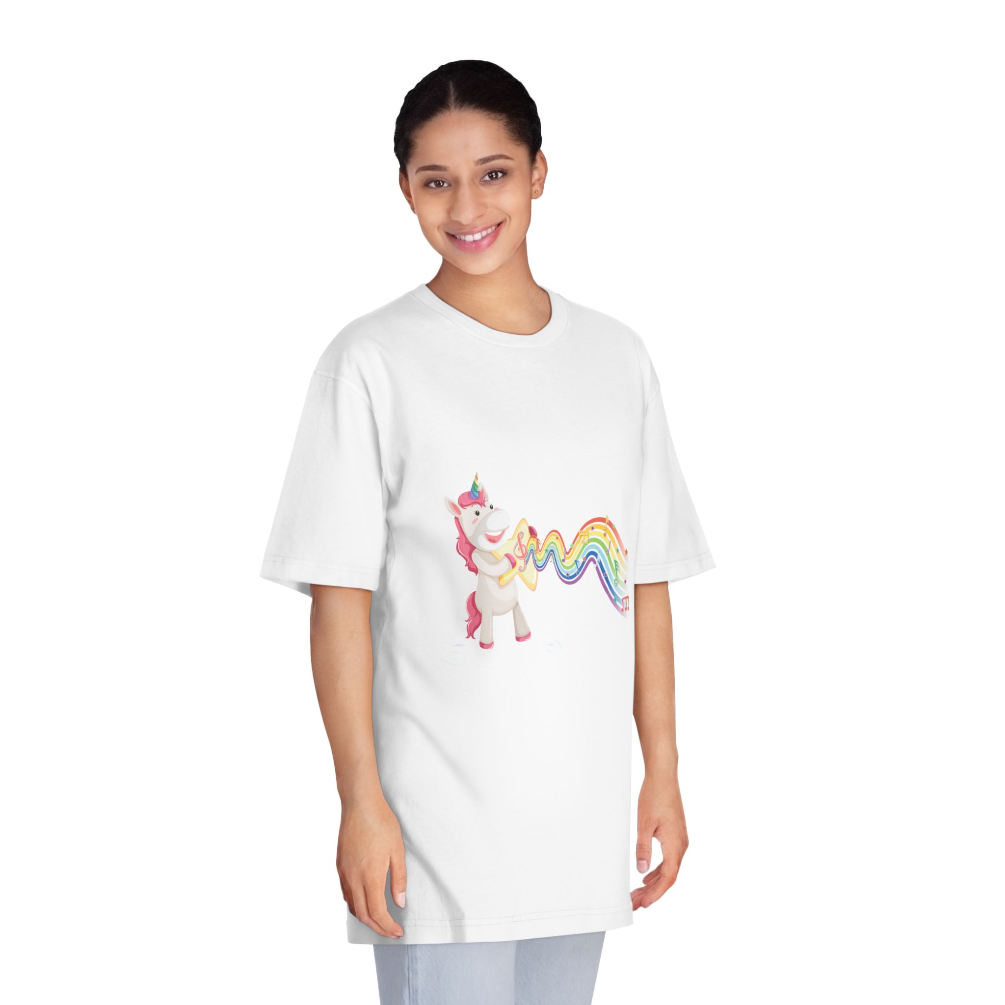 Unicorn V636 Unisex Classic Crewneck T Shirt - Image 3