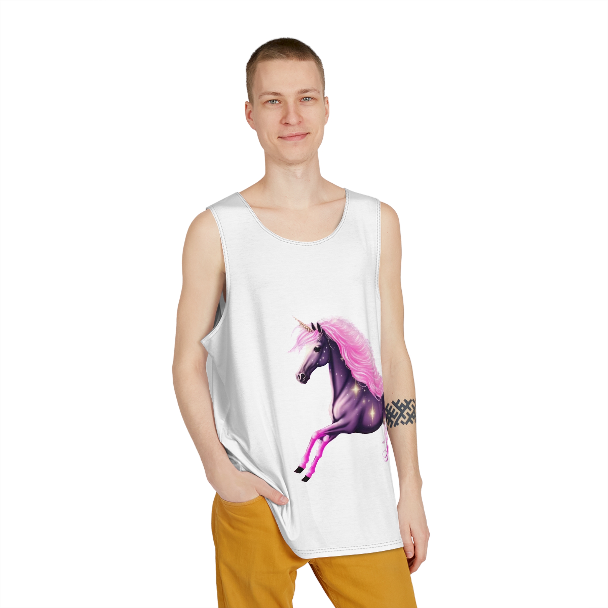 Unicorns 145 Mens Tank Aop - Image 3