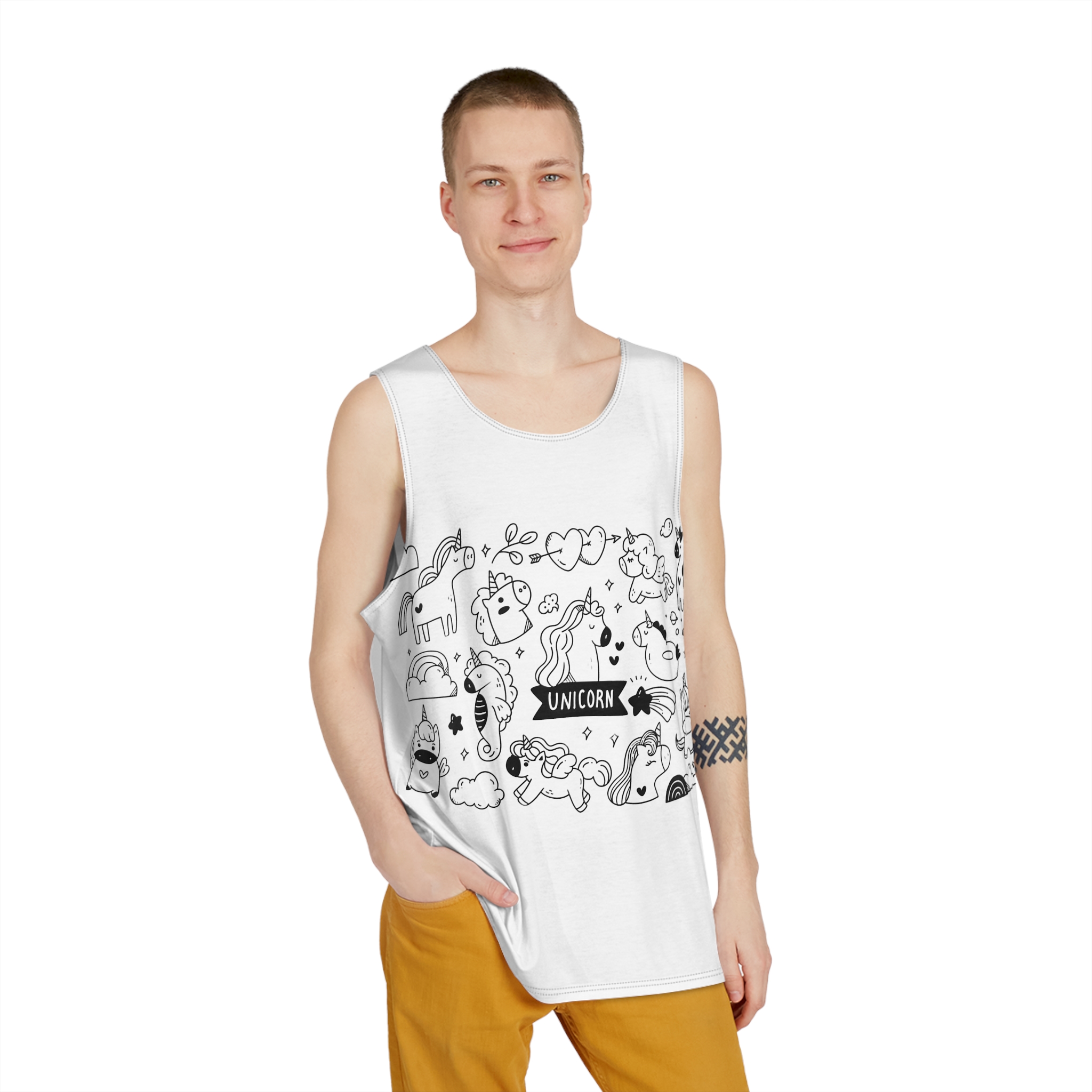 Unicorn V489 Mens Tank Aop - Image 3