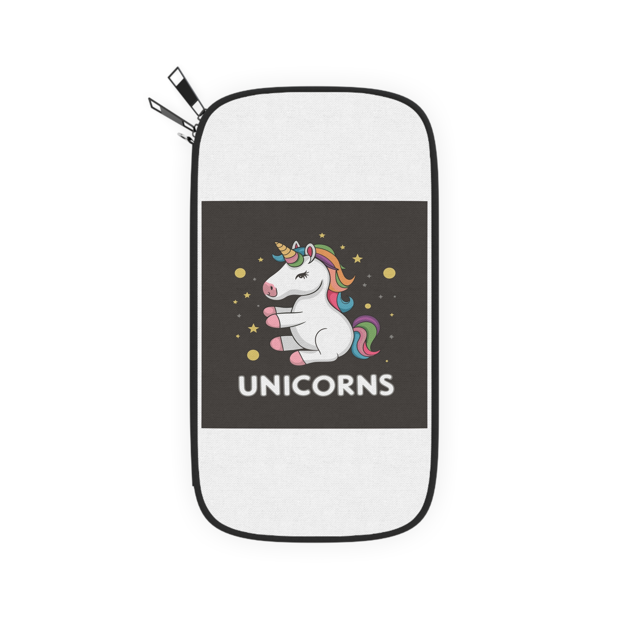 Cute Unicorn Illustration T Shirt Design Unicorn Vector Unicorn Princess Cartoon Vector Passport Wallet - Image 2