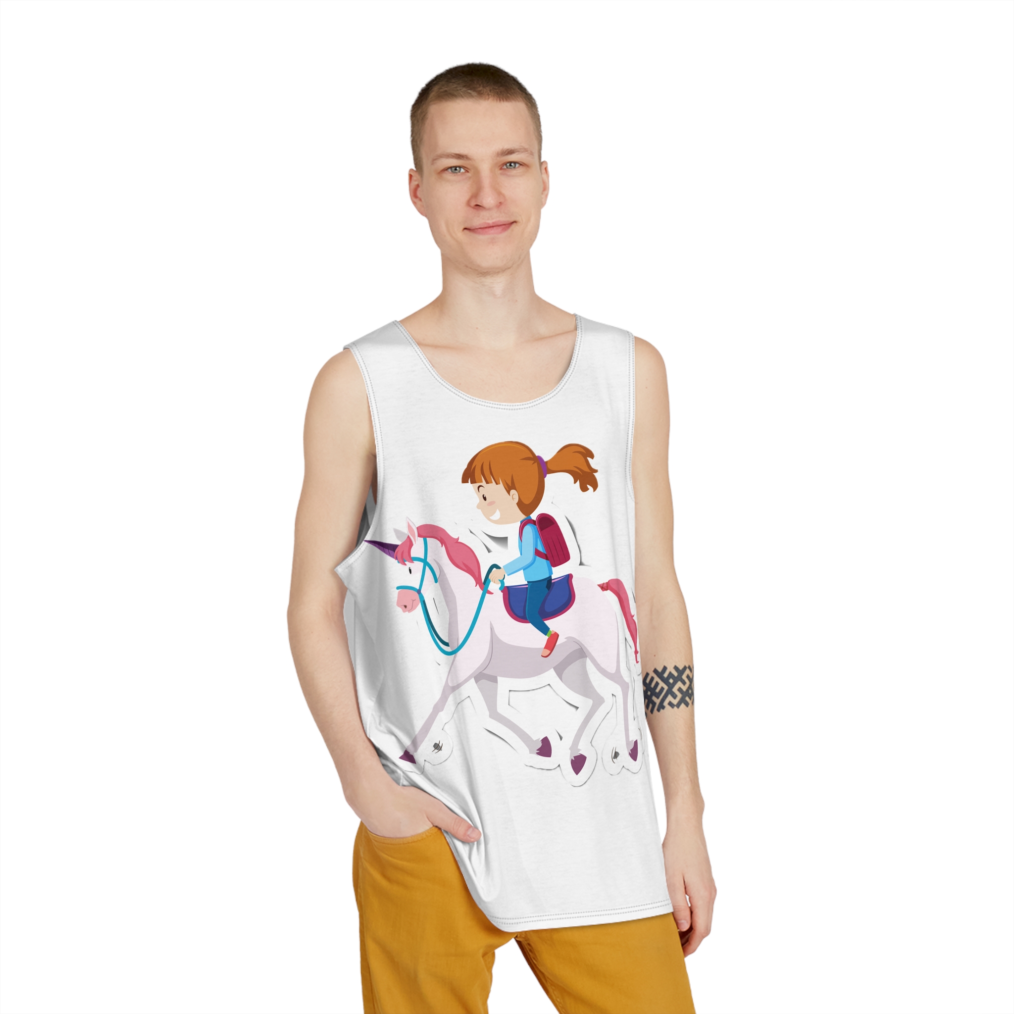 Unicorn V655 Mens Tank Aop - Image 3