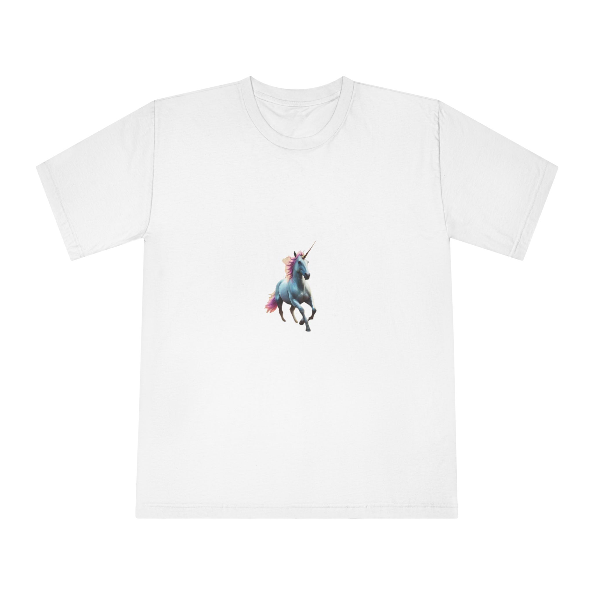 Beautiful Unicorn Running Magical Meadow Unicorn Background Images Whimsical Unicorn (35) Unisex Classic Crewneck T Shirt