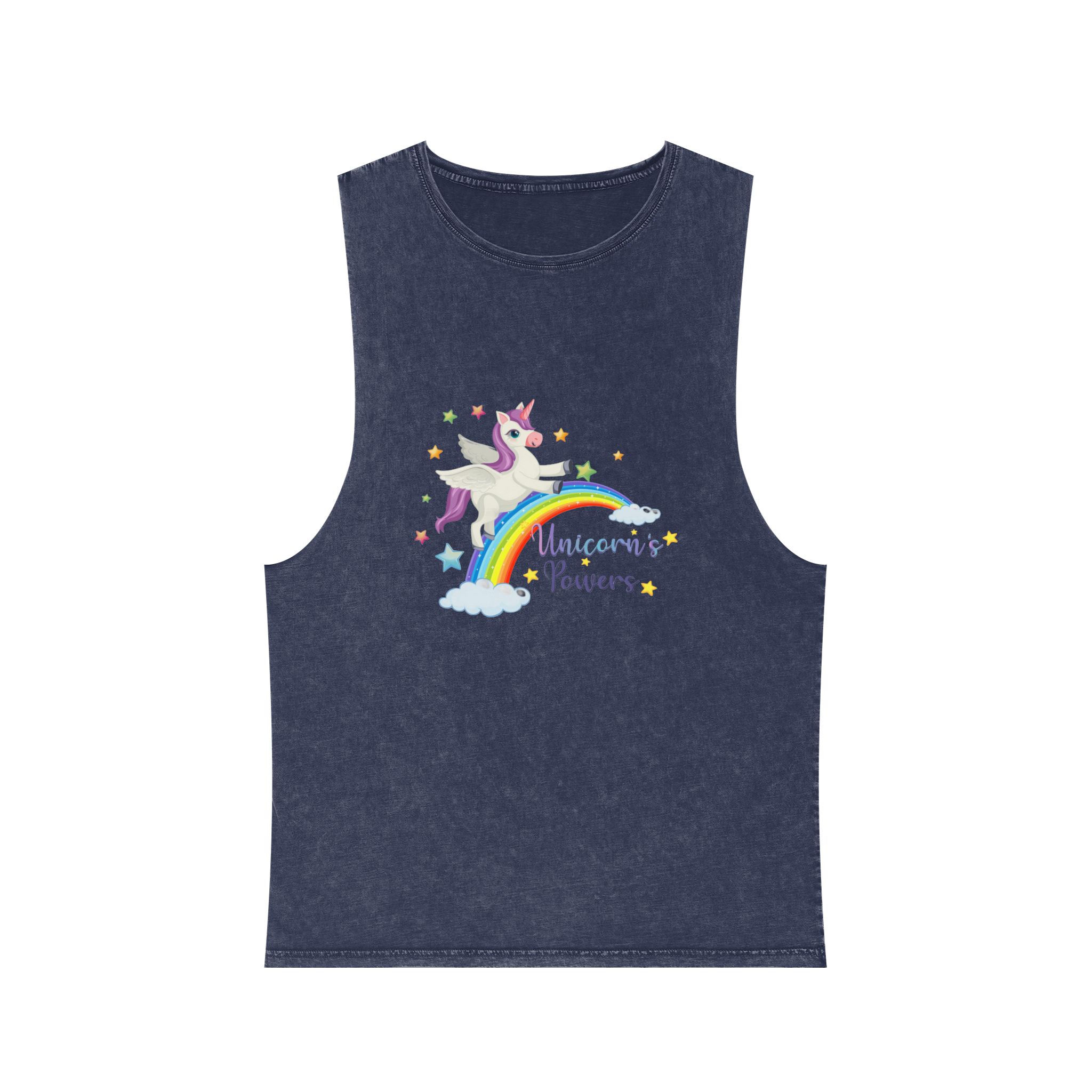 Unicorn V6 Unisex Stonewash Tank Top - Image 13