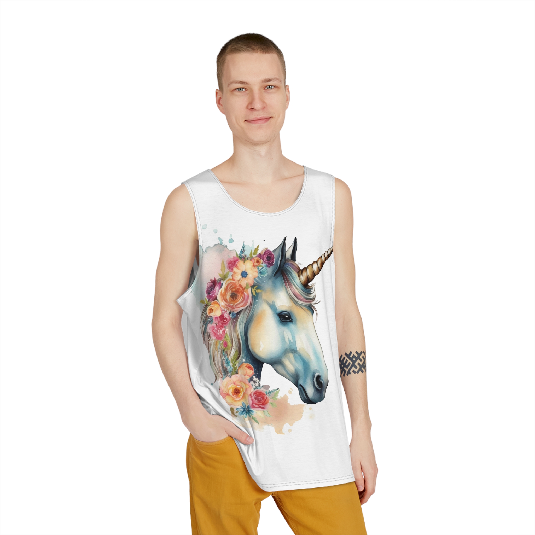 Unicorns 183 Mens Tank Aop - Image 3
