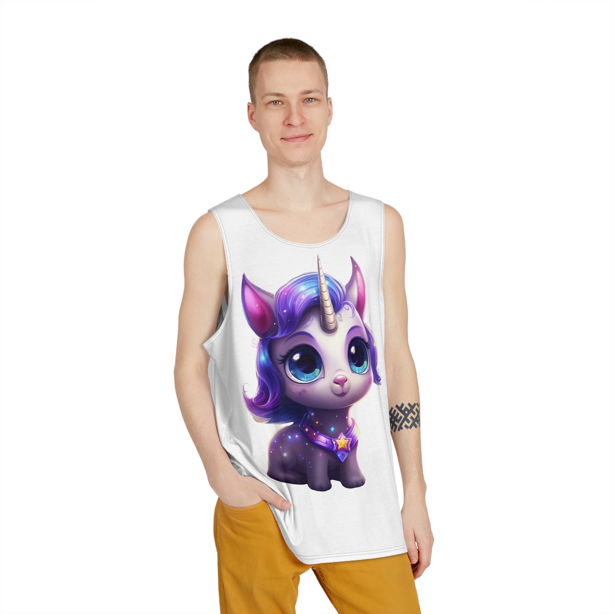 Unicorns 164 Mens Tank Aop - Image 3