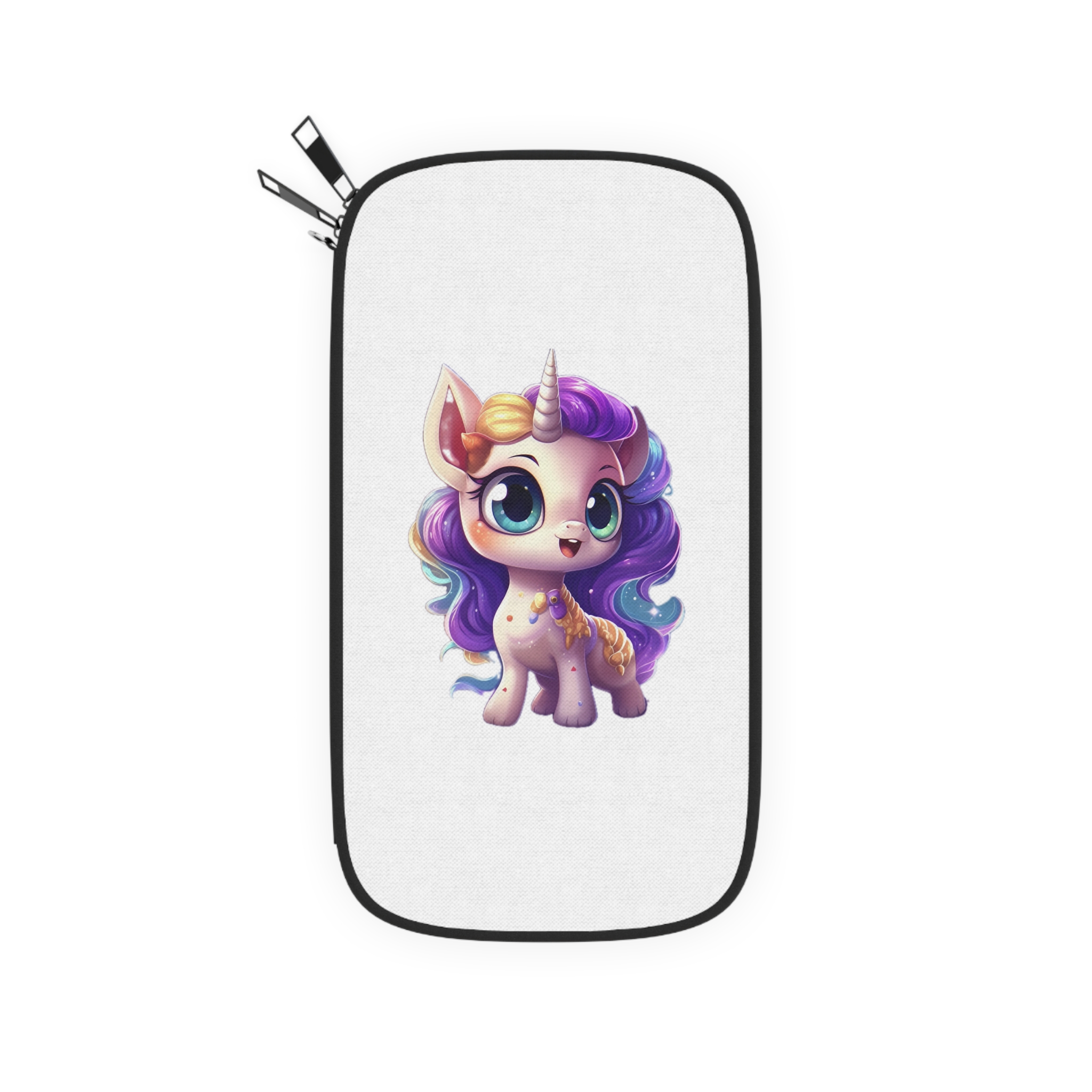 Beautiful Cute Baby Unicorn (1) Copy Passport Wallet - Image 2
