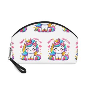 Happy Daddys Girl Unicorn Makeup Bag