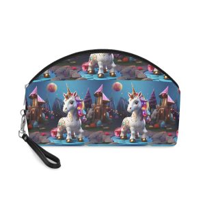 Animated Unicorn Children Generated By Ai (6) Makeup Bag