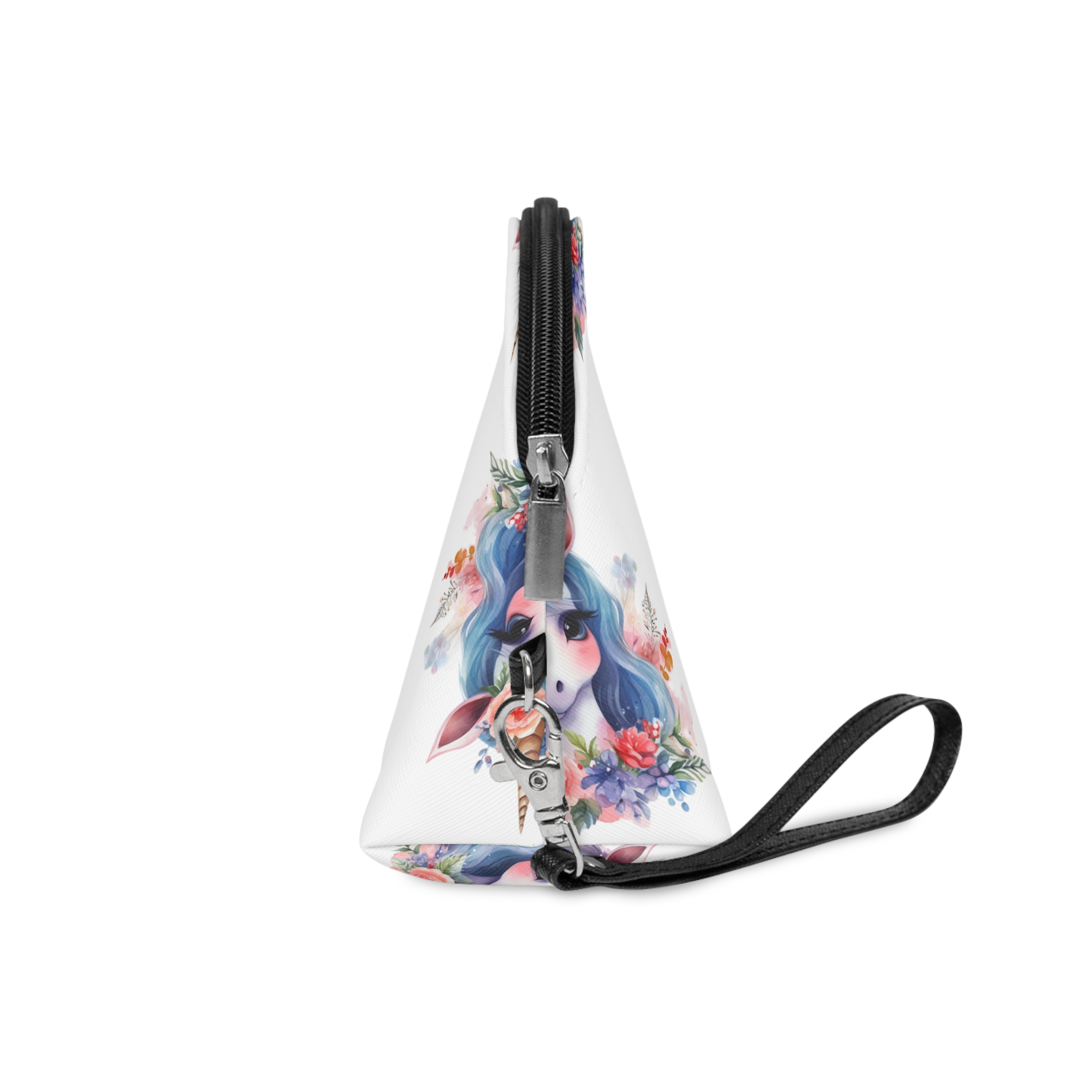 Unicorn With Flower Crown It Makeup Bag - Image 3