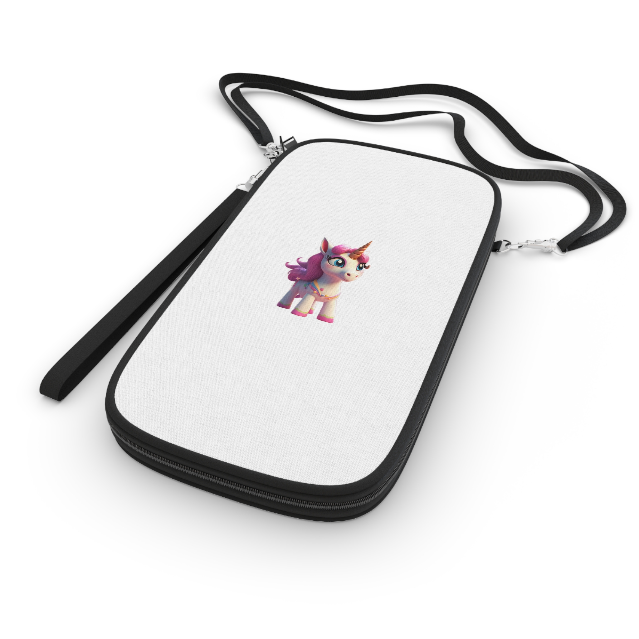 Colorful Cartoon Animated 3d Unicorn Children (8) Passport Wallet - Image 3