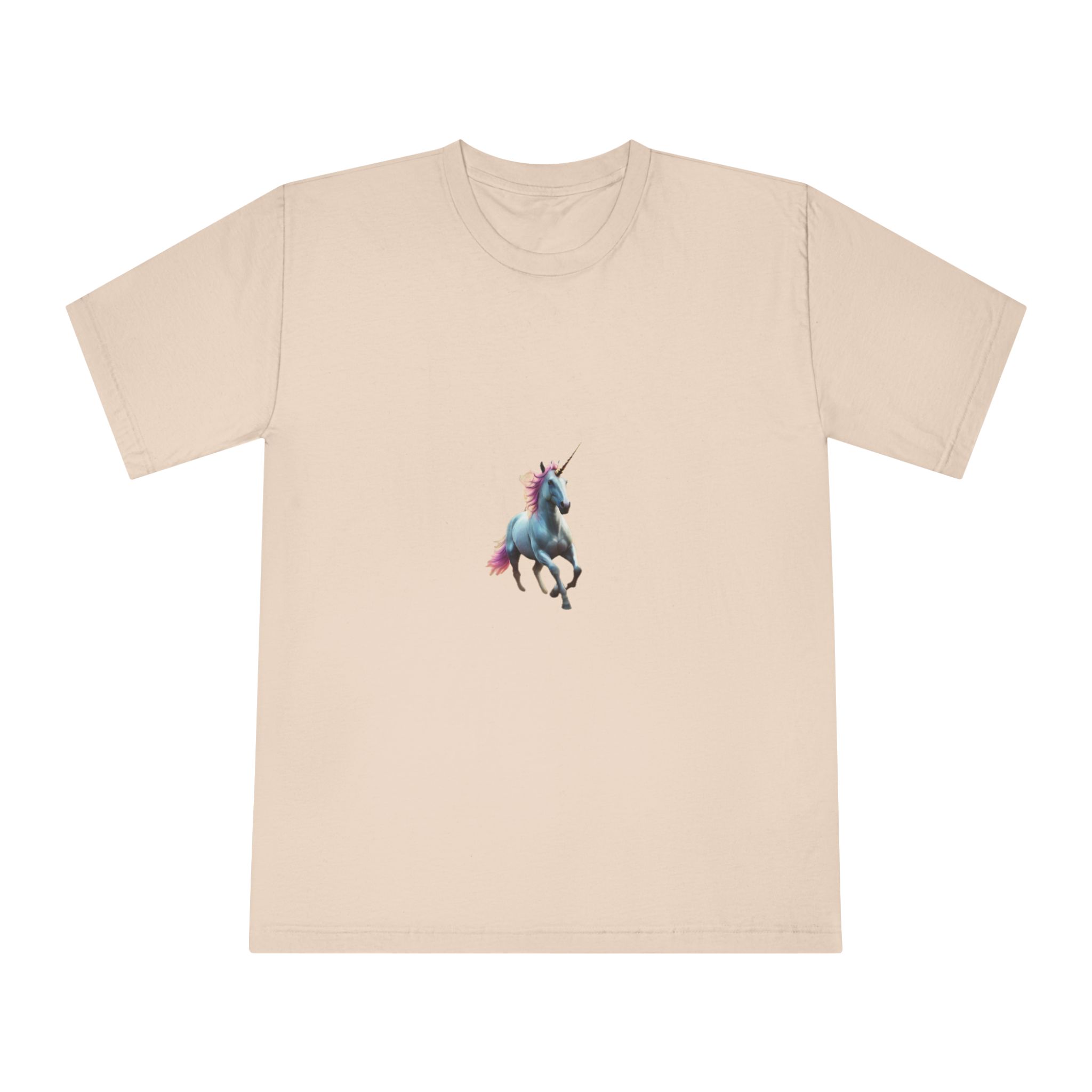 Beautiful Unicorn Running Magical Meadow Unicorn Background Images Whimsical Unicorn (35) Unisex Classic Crewneck T Shirt - Image 9