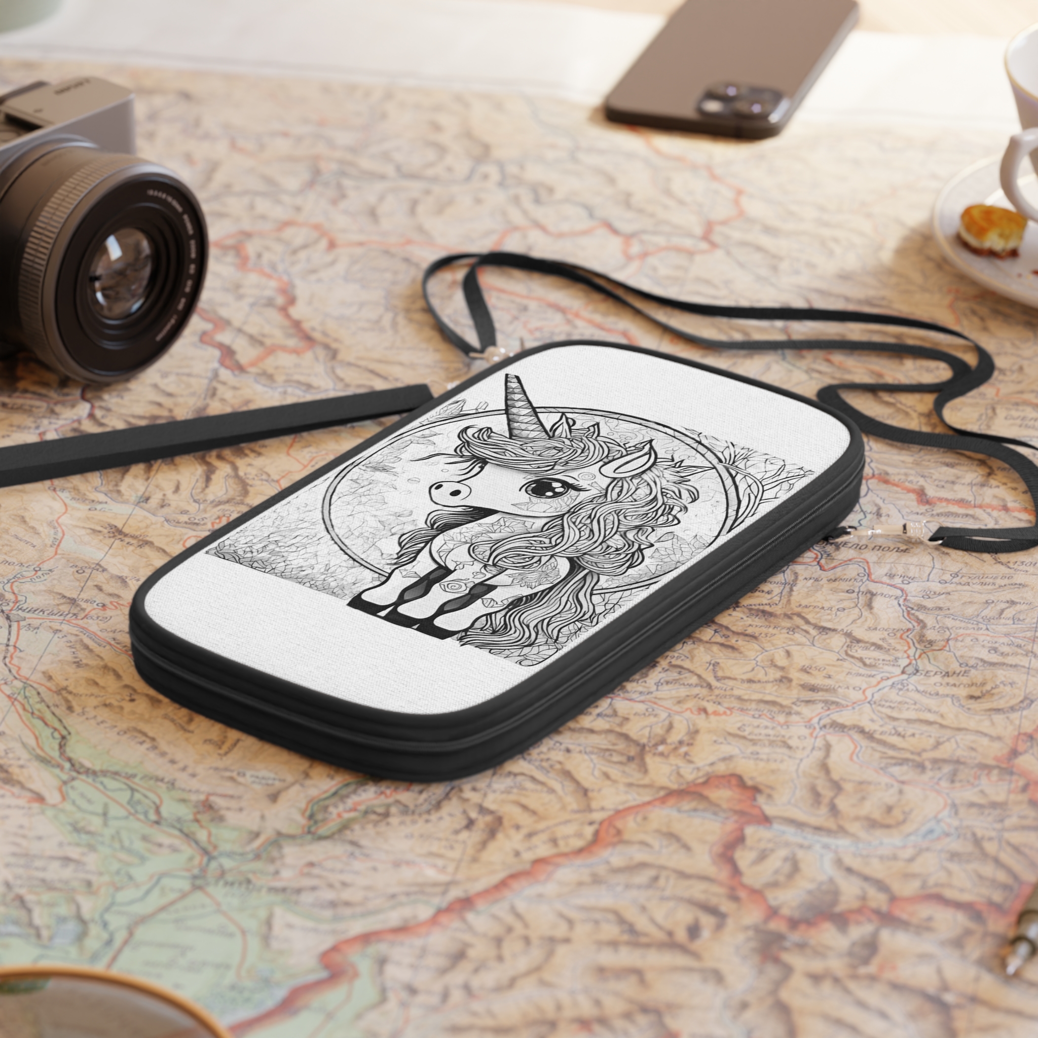 Children S Unicorn Fantasy Art Passport Wallet - Image 4