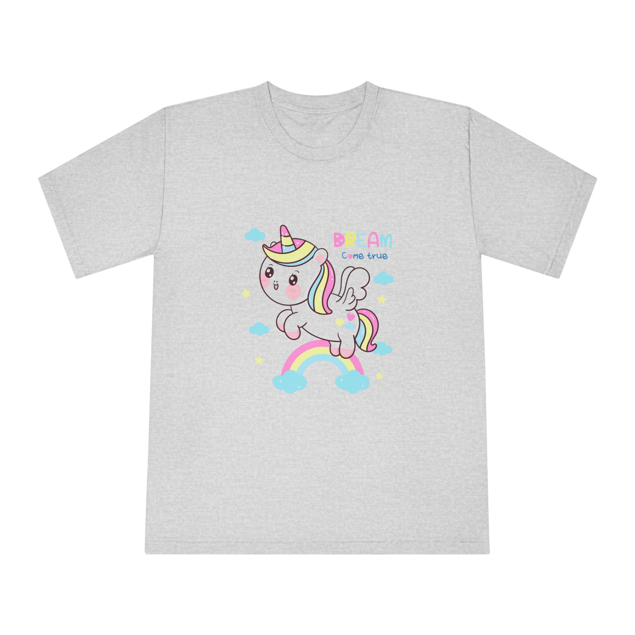 Cute Unicorn Pegasus Cartoon Fly Pastel Rainbow Kawaii Animal Unisex Classic Crewneck T Shirt - Image 13