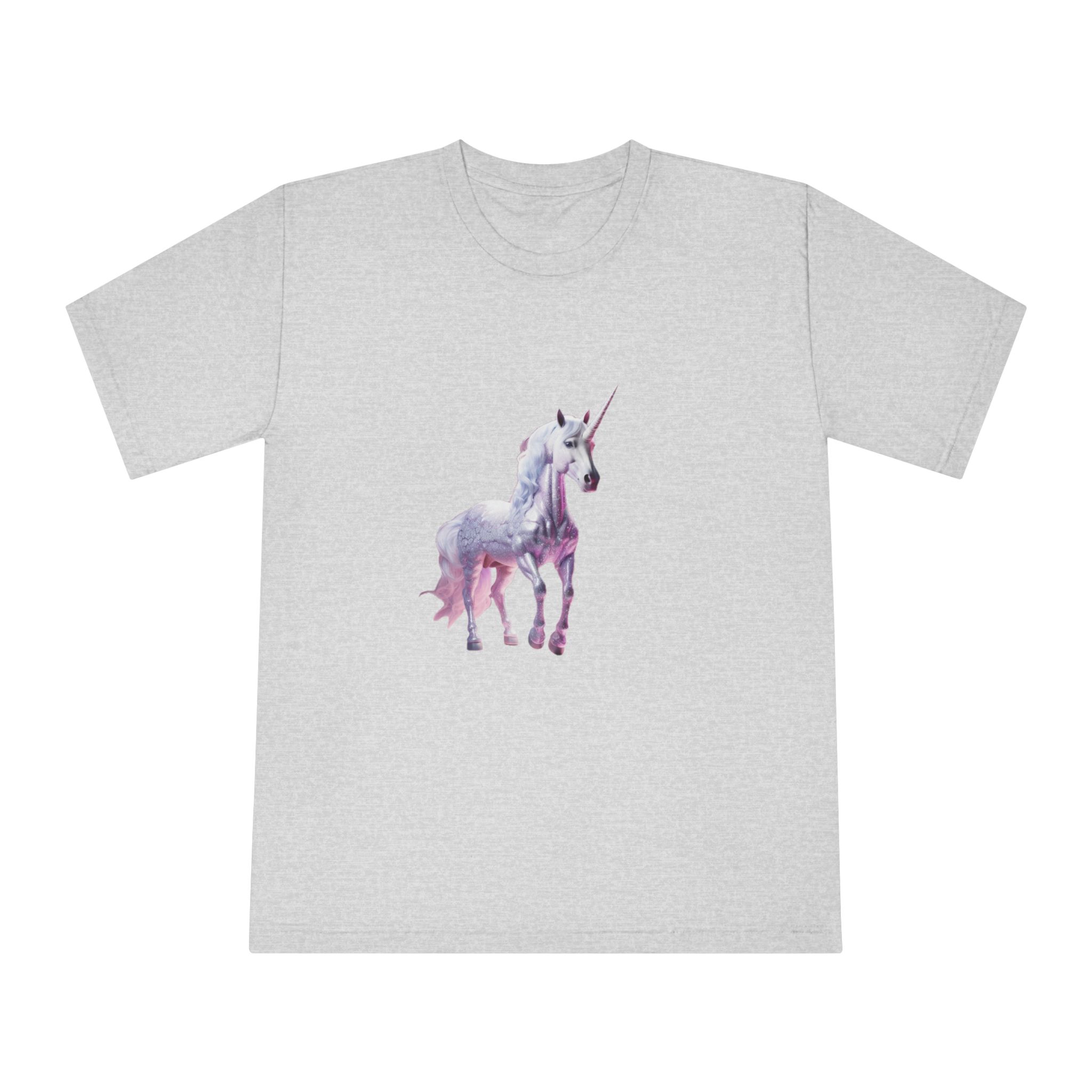 Unicorn With Pink Tone Colors (1) Unisex Classic Crewneck T Shirt - Image 13