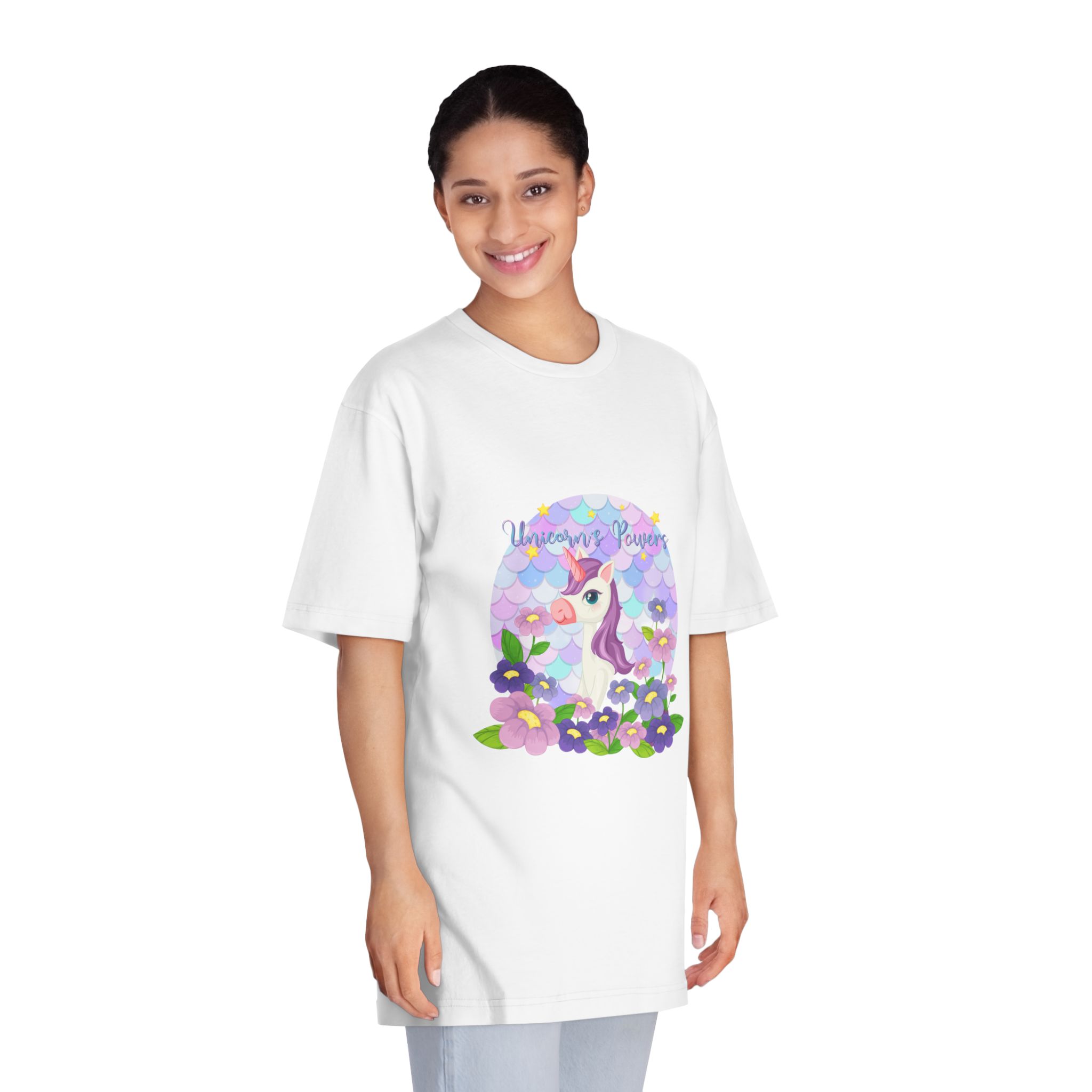 Unicorn V668 Unisex Classic Crewneck T Shirt - Image 3