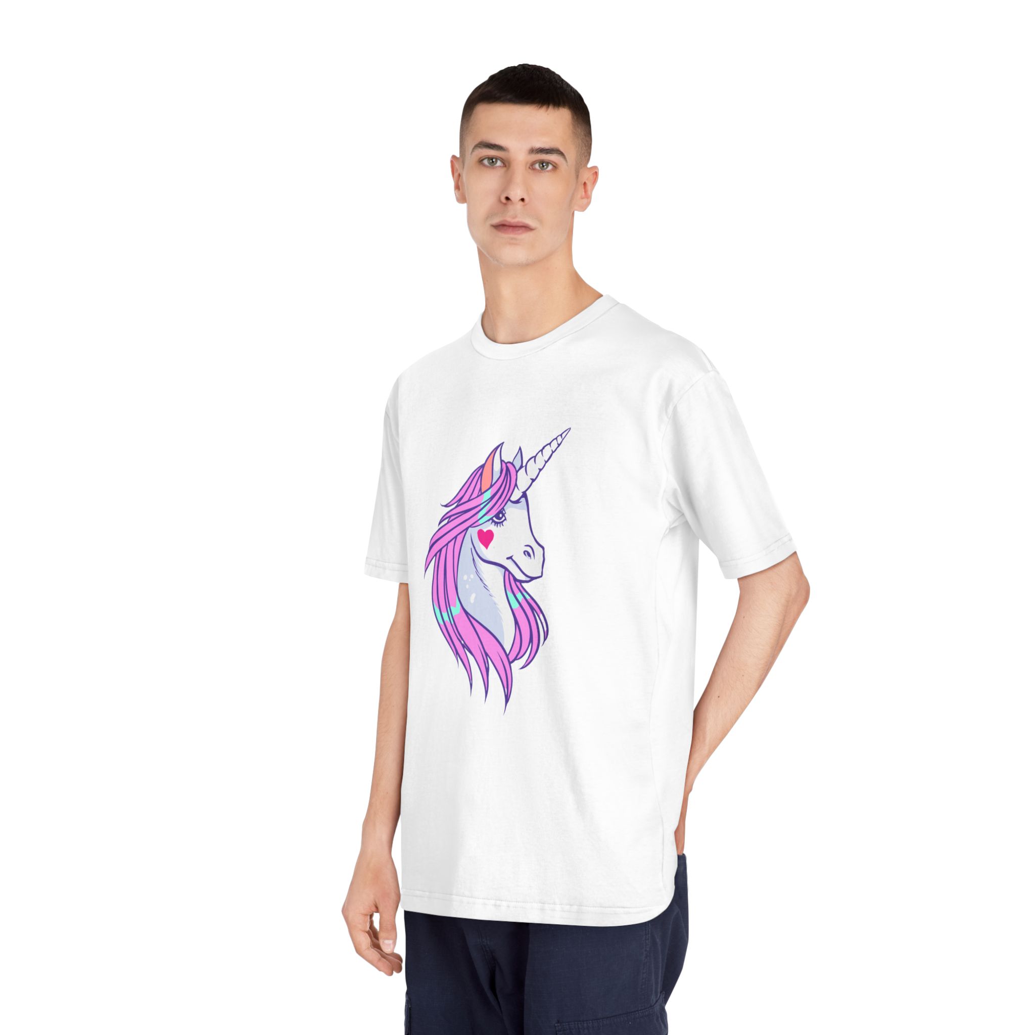 Unicorns 76 Unisex Classic Crewneck T Shirt - Image 4