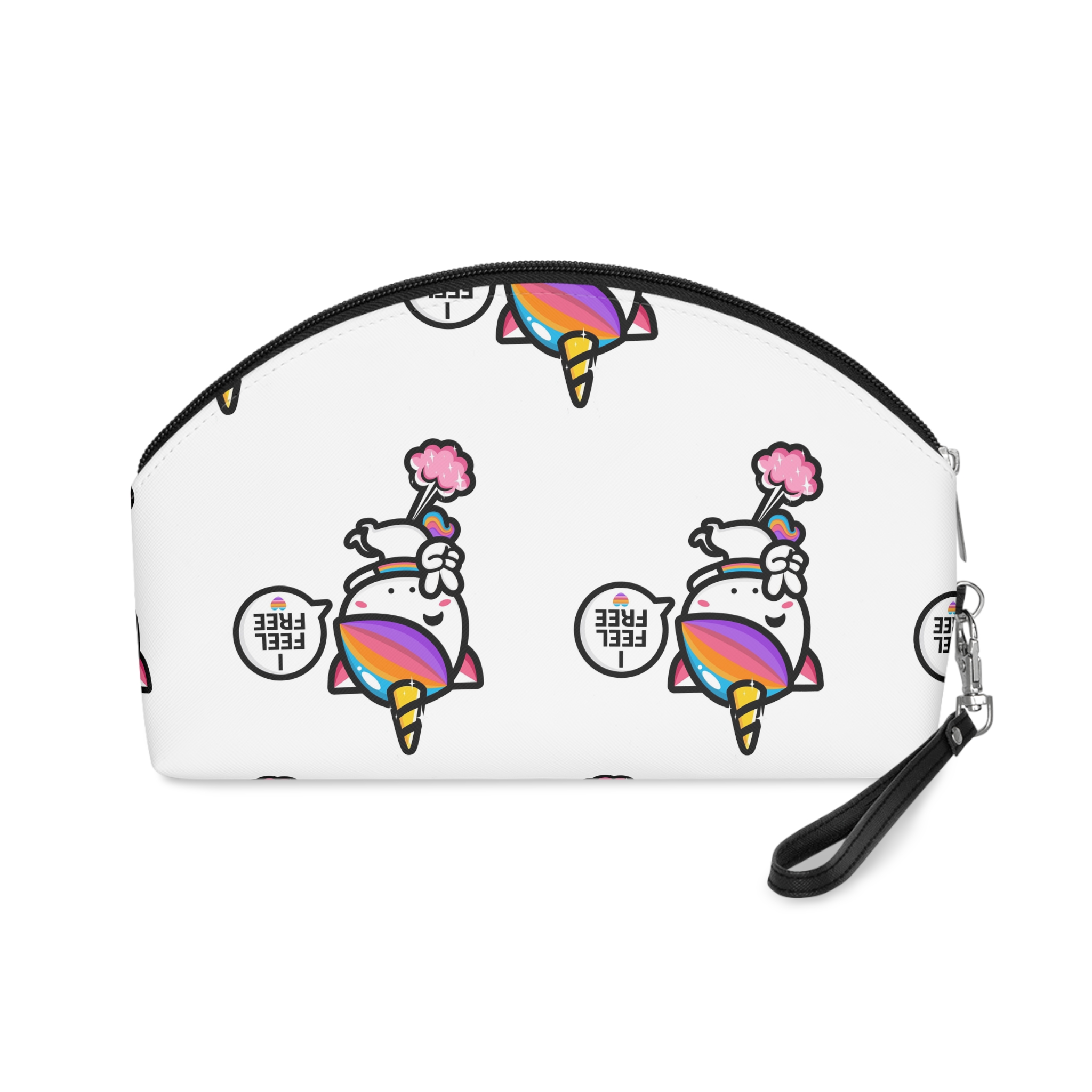 Cute Unicorn Is Flying With Fart Makeup Bag - Image 2