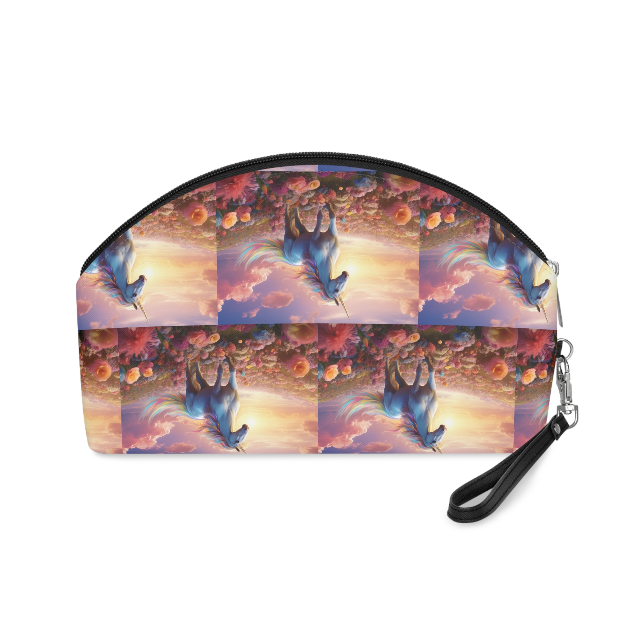 Unicorn Flower Field Makeup Bag - Image 2