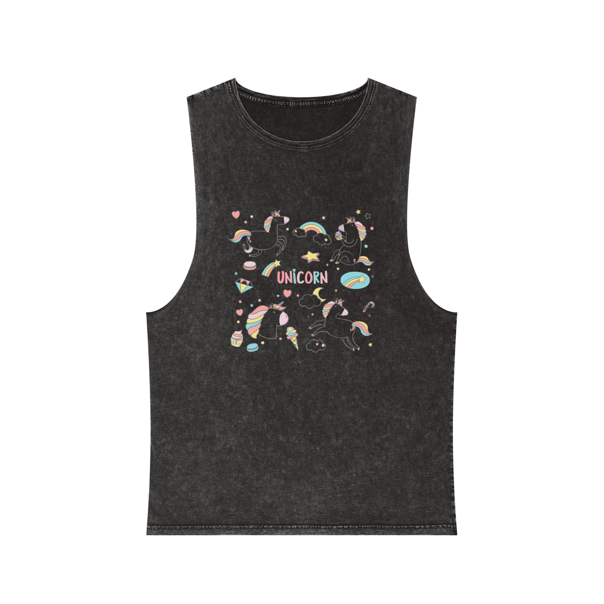 Unicorn V141 Unisex Stonewash Tank Top