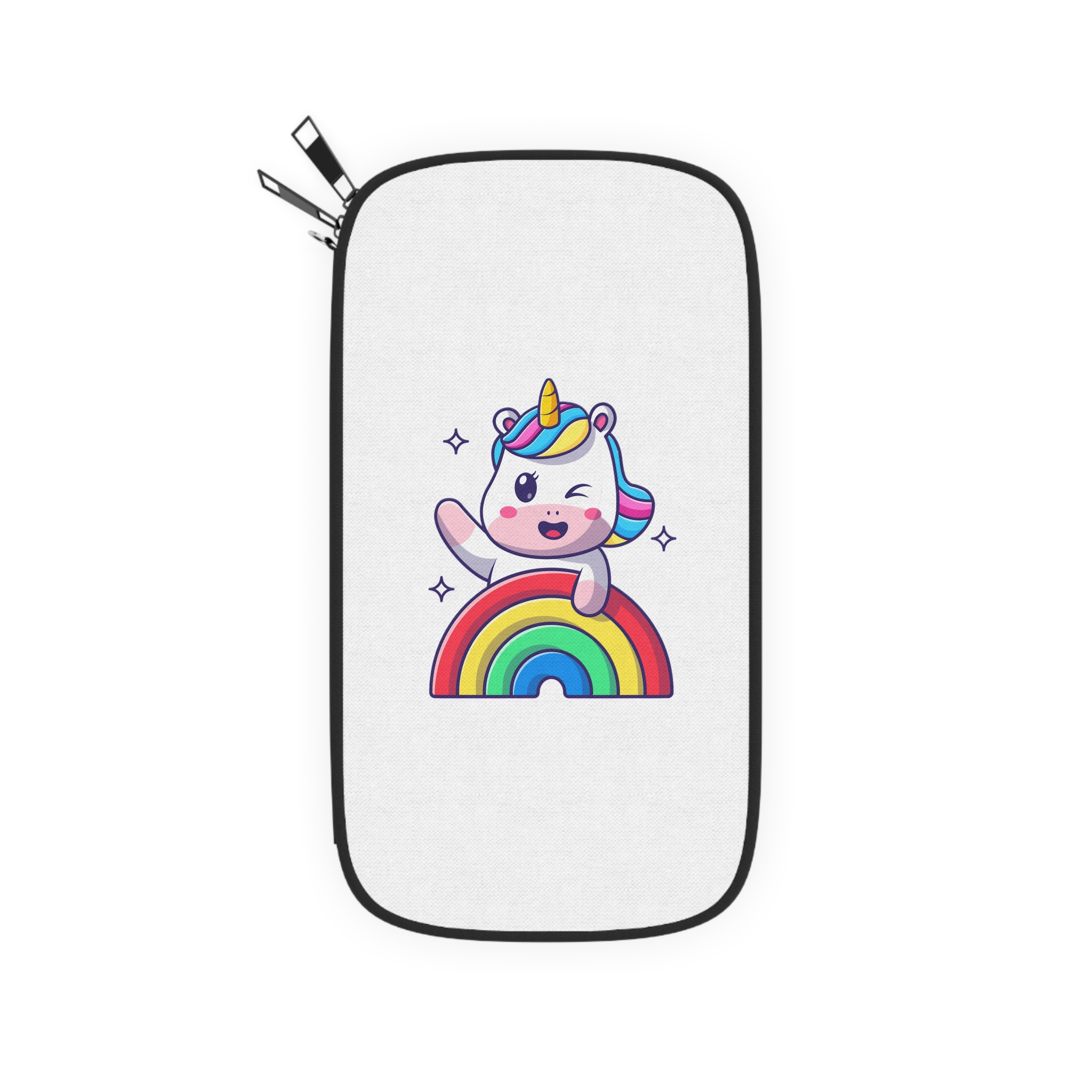 Cute Unicorn Rainbow Passport Wallet - Image 2
