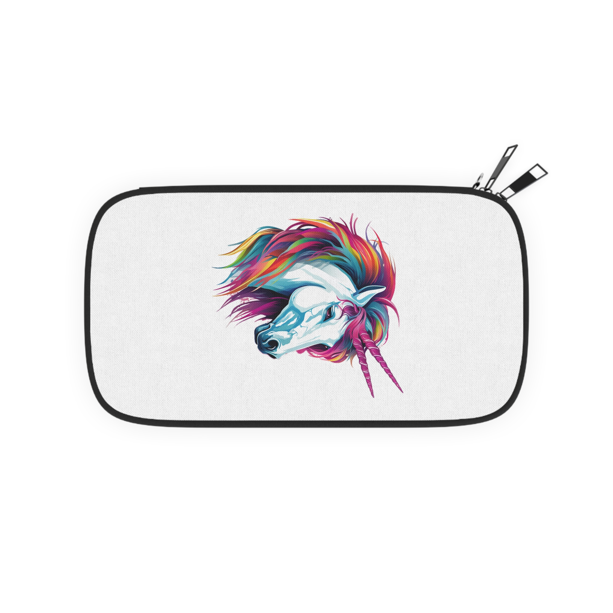 Close Up Unicorns Head With Colorful Mane Generative Ai Copy Passport Wallet