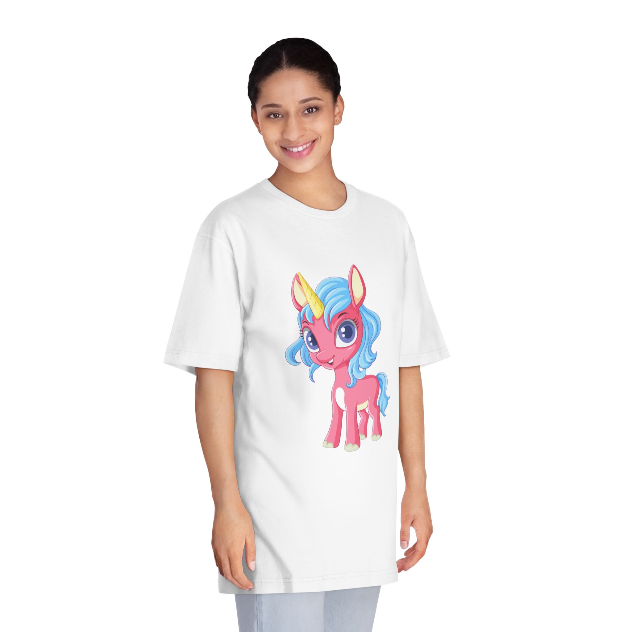 Unicorns 428 Unisex Classic Crewneck T Shirt - Image 3