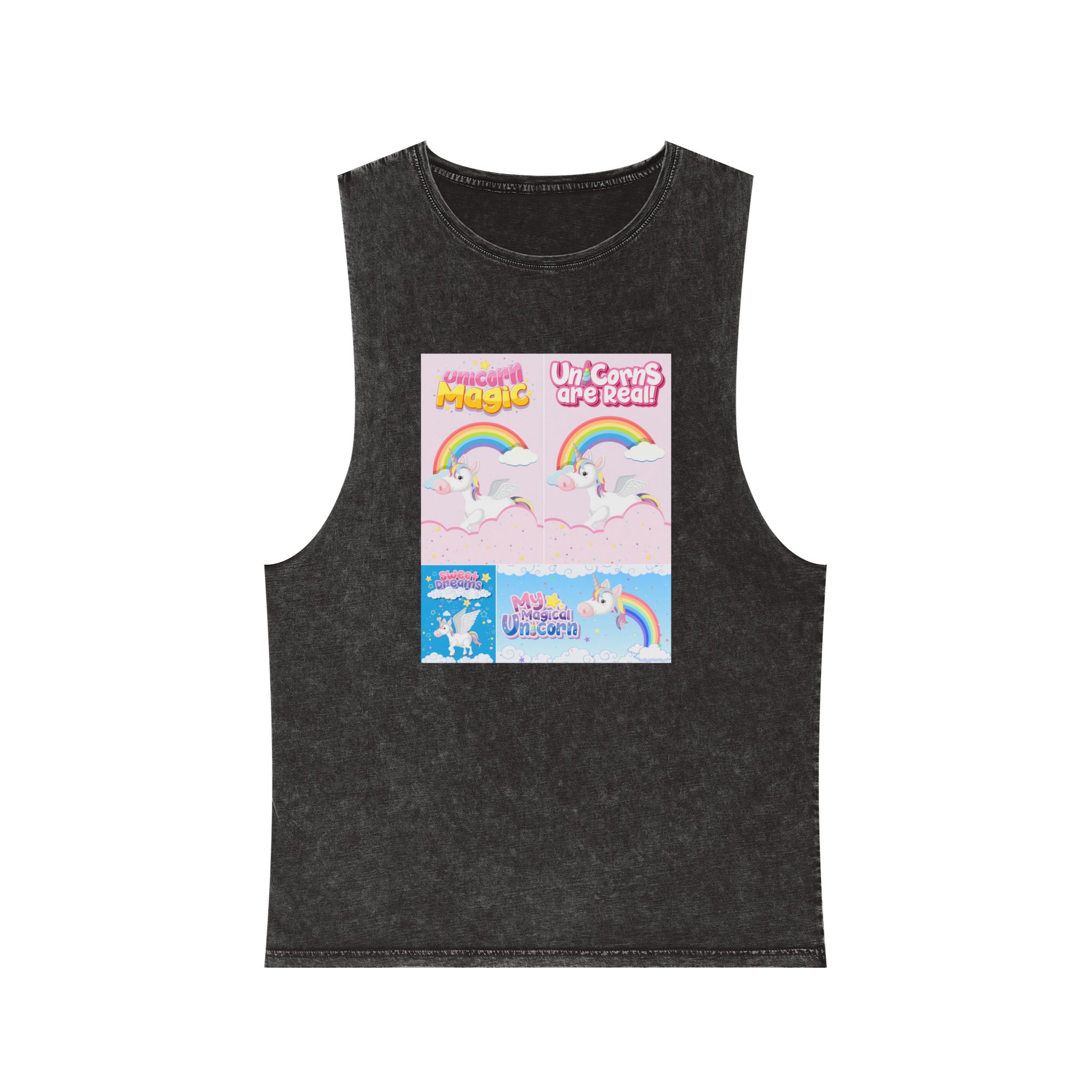 Unicorn V499 Unisex Stonewash Tank Top