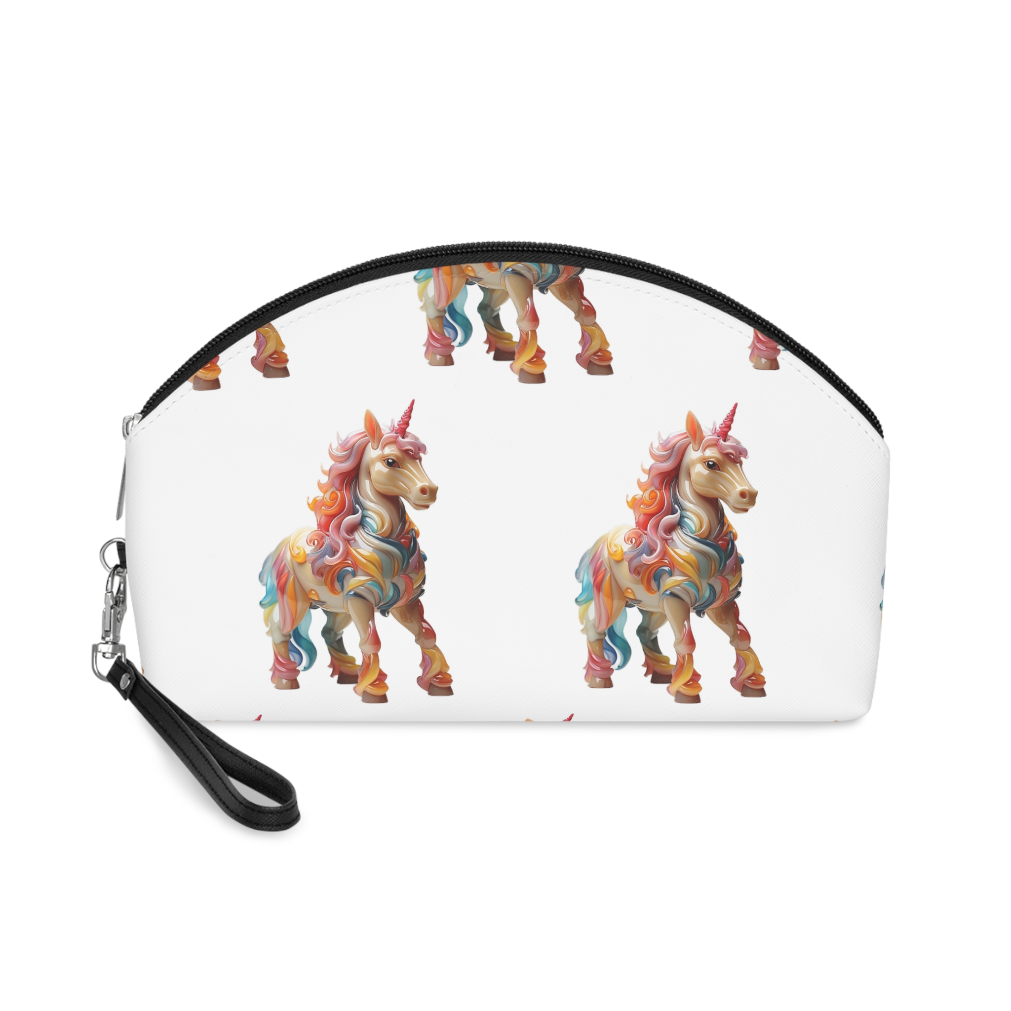 Colorful 3d Mythical Unicorn (1) Copy Makeup Bag Product