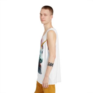 Colorful 3d Unicorn With Colorful Mane Mens Tank Aop