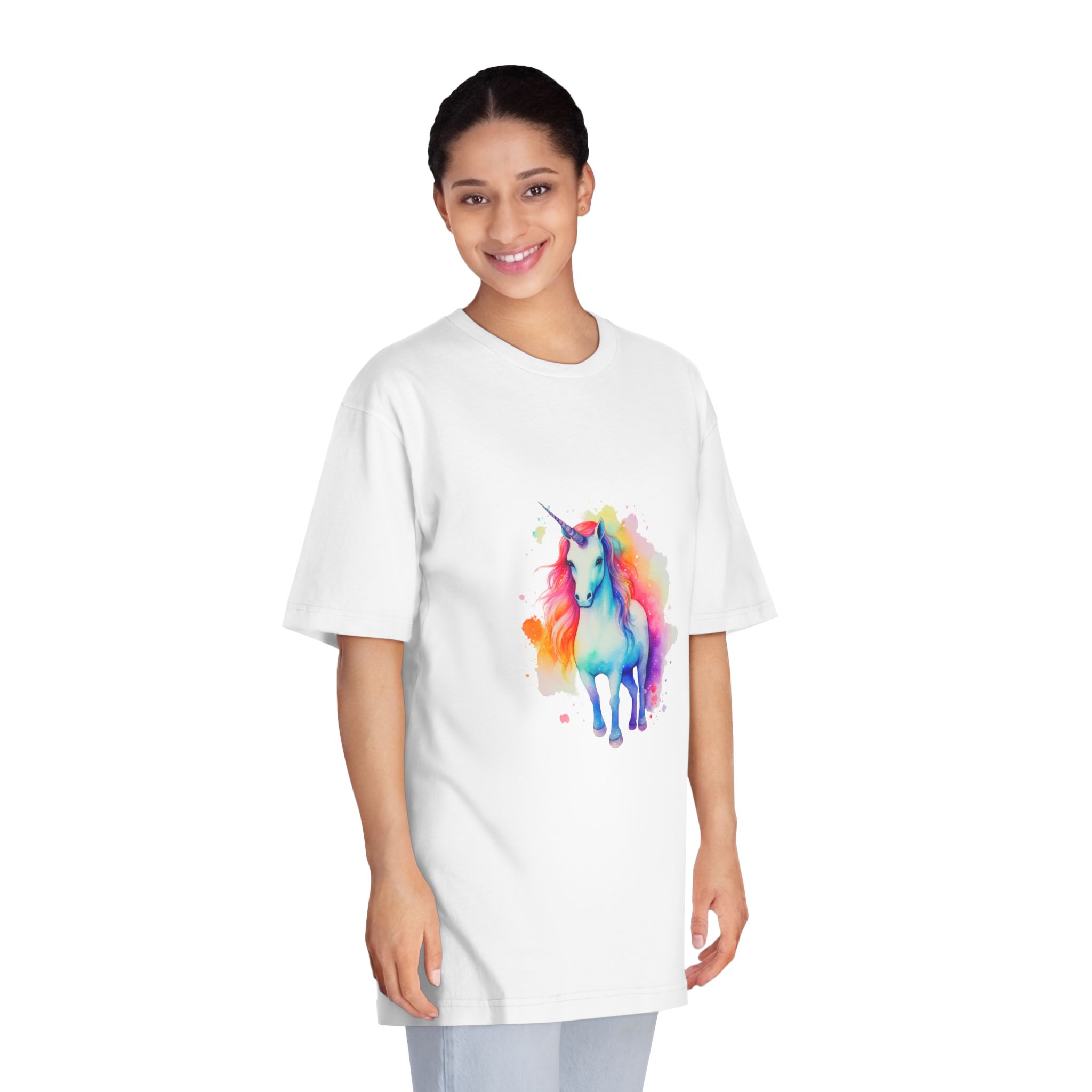 Unicorns 415 Unisex Classic Crewneck T Shirt - Image 3