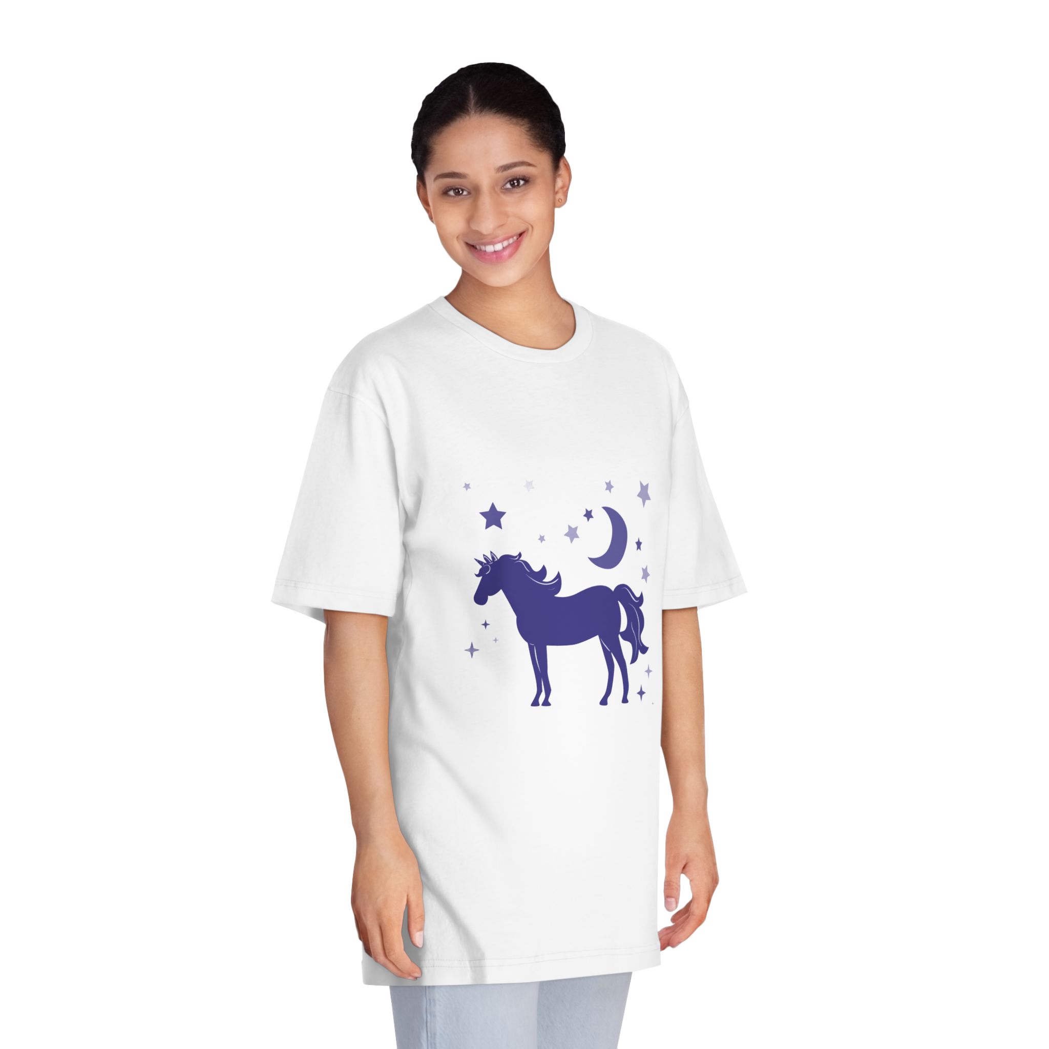 Unicorn V825 Unisex Classic Crewneck T Shirt - Image 3