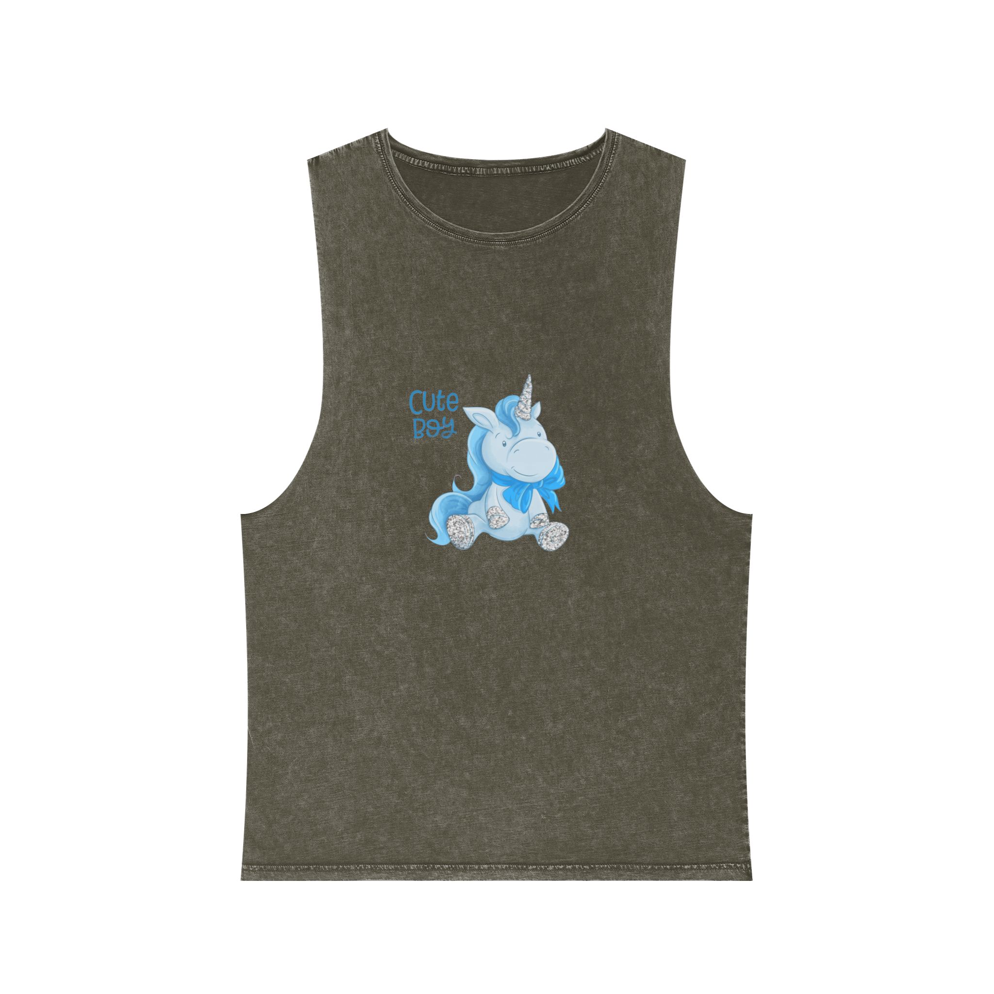 Unicorn V358 Unisex Stonewash Tank Top - Image 5