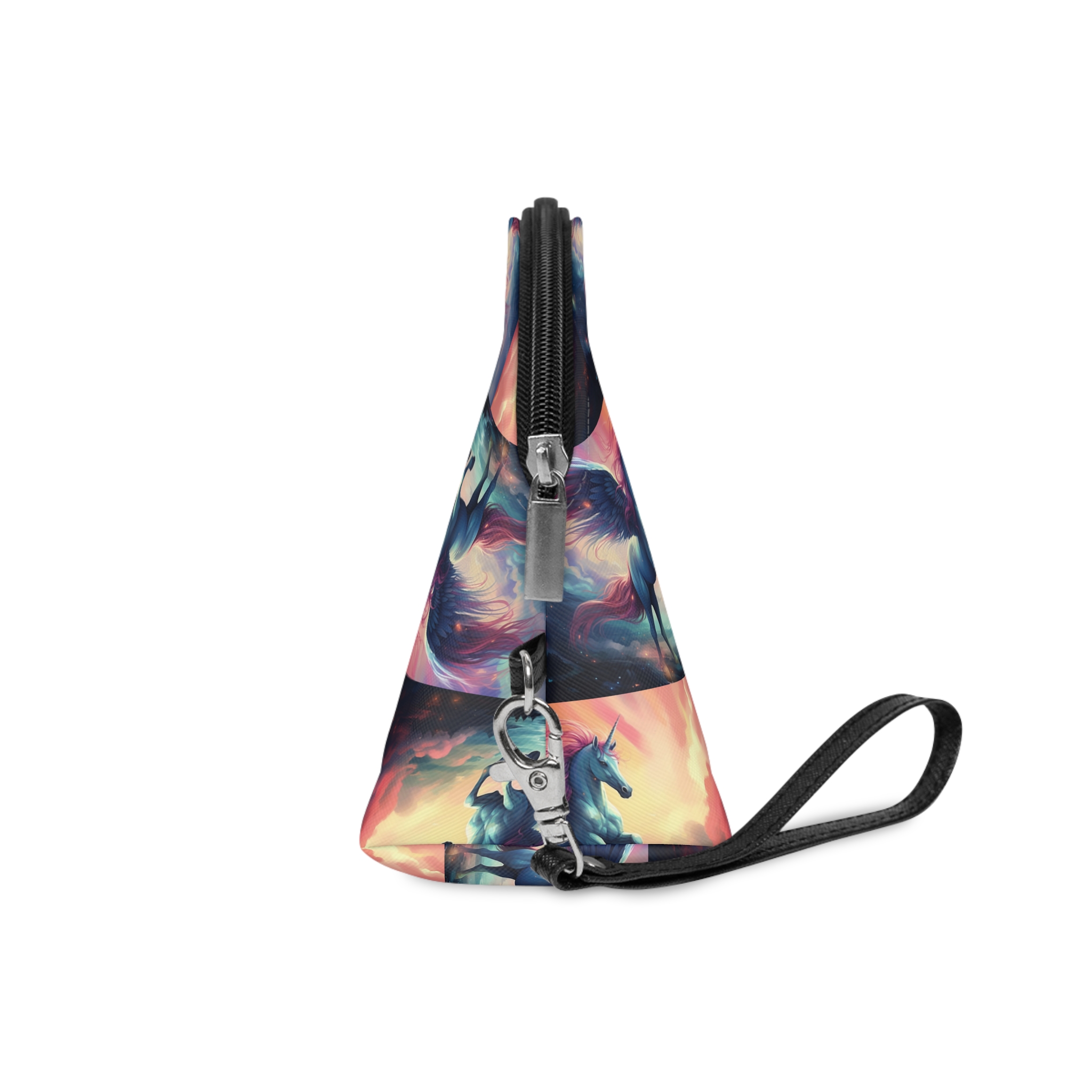 Painting Unicorn With Wings Flying Lake Generative Ai Makeup Bag - Image 3