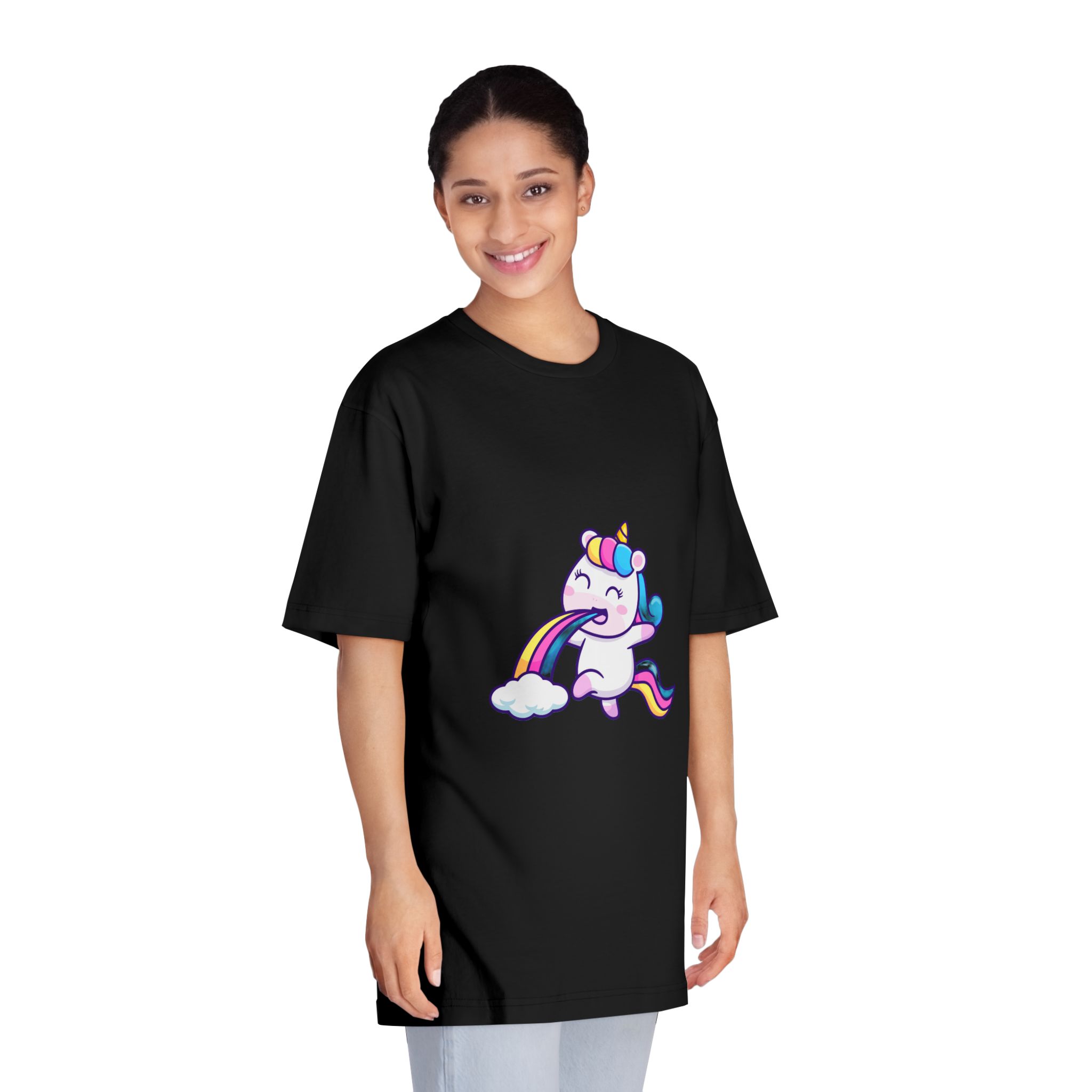Unicorn V736 Unisex Classic Crewneck T Shirt - Image 7