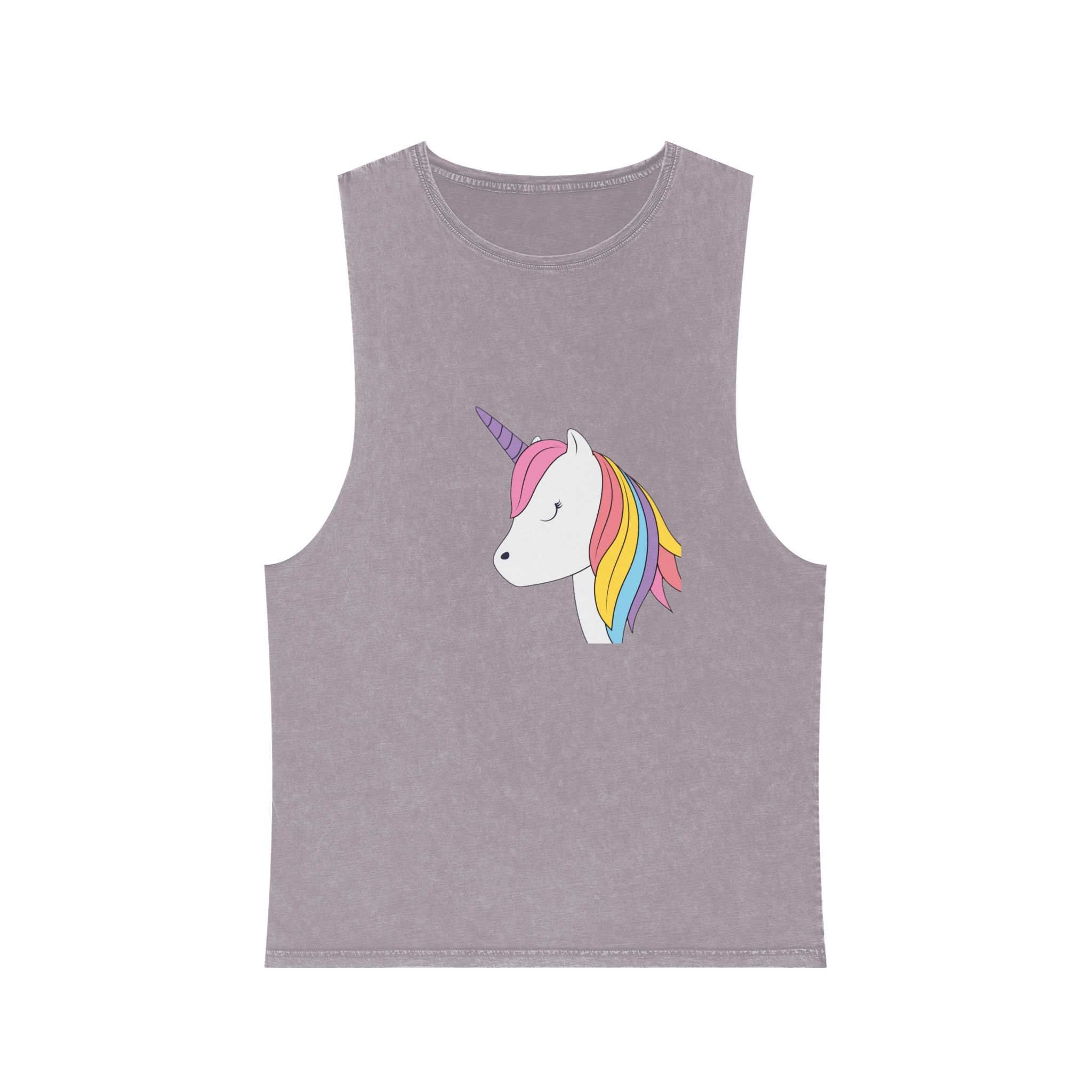 Beautiful Unicorn Copia Unisex Stonewash Tank Top - Image 17