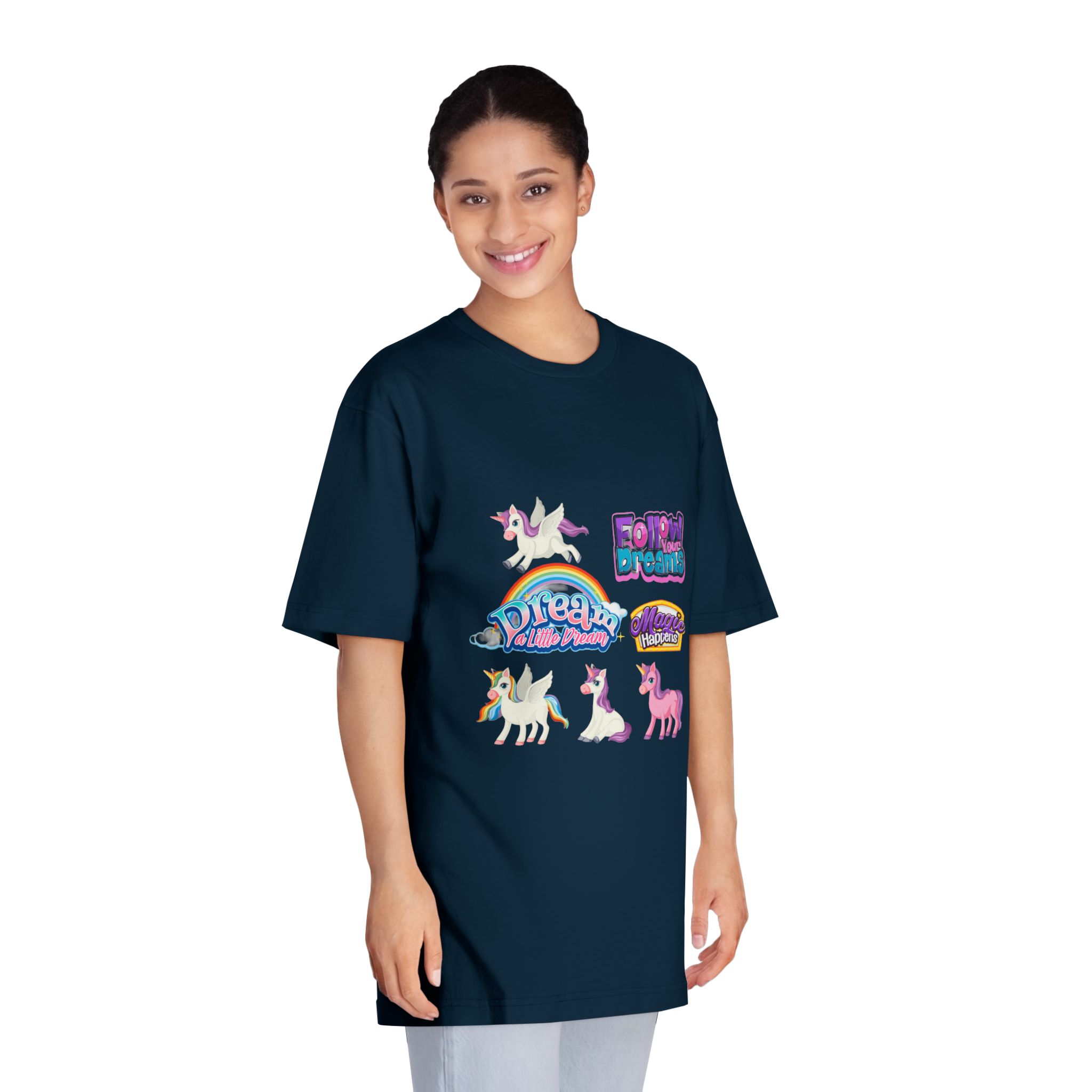 Unicorn V744 Unisex Classic Crewneck T Shirt - Image 19