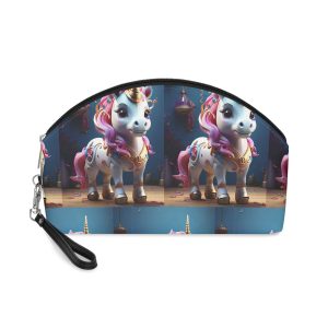 Animated Unicorn Children Generated By Ai (17) Makeup Bag