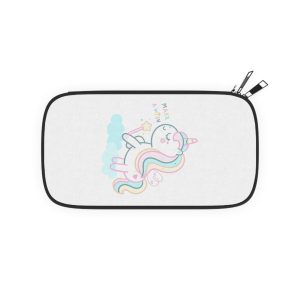 Cute Unicorn Pastel Holding Magic Wand Passport Wallet