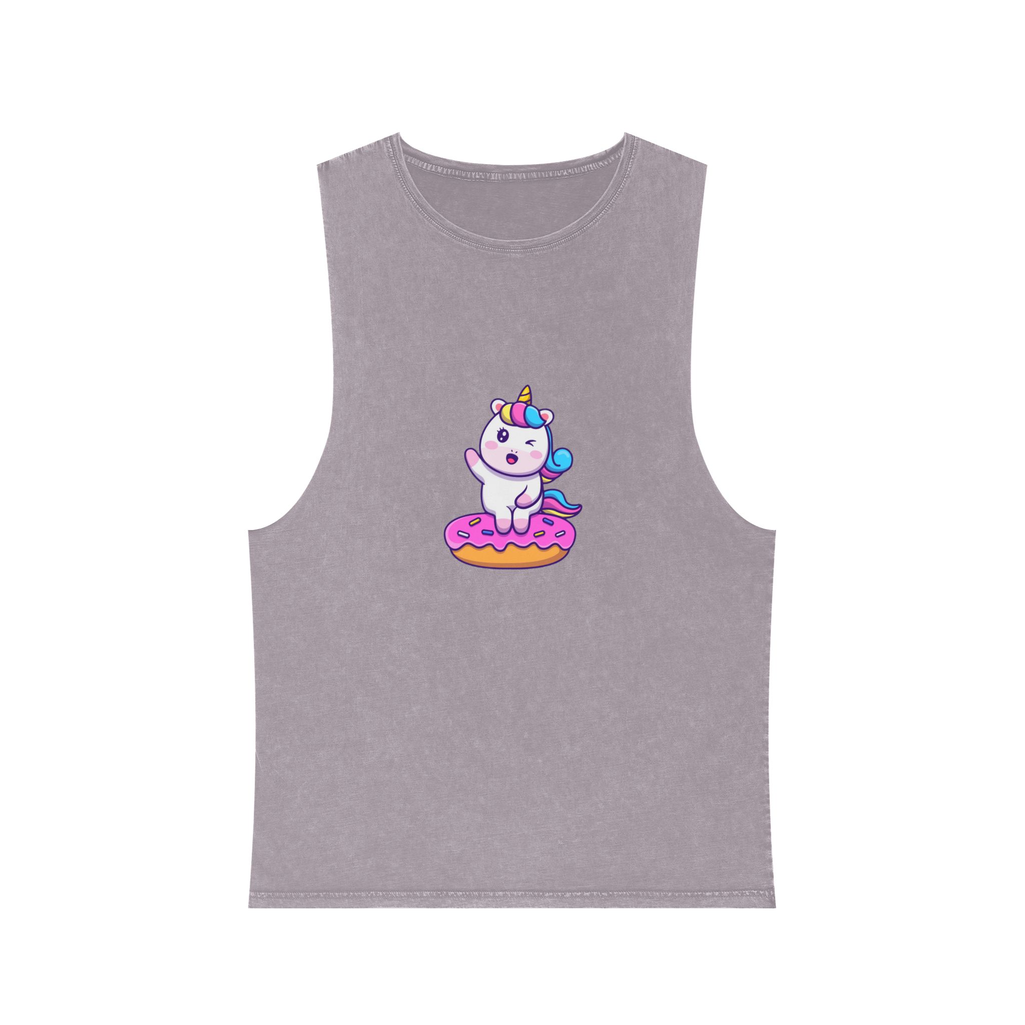 Unicorn V504 Copia Unisex Stonewash Tank Top - Image 17