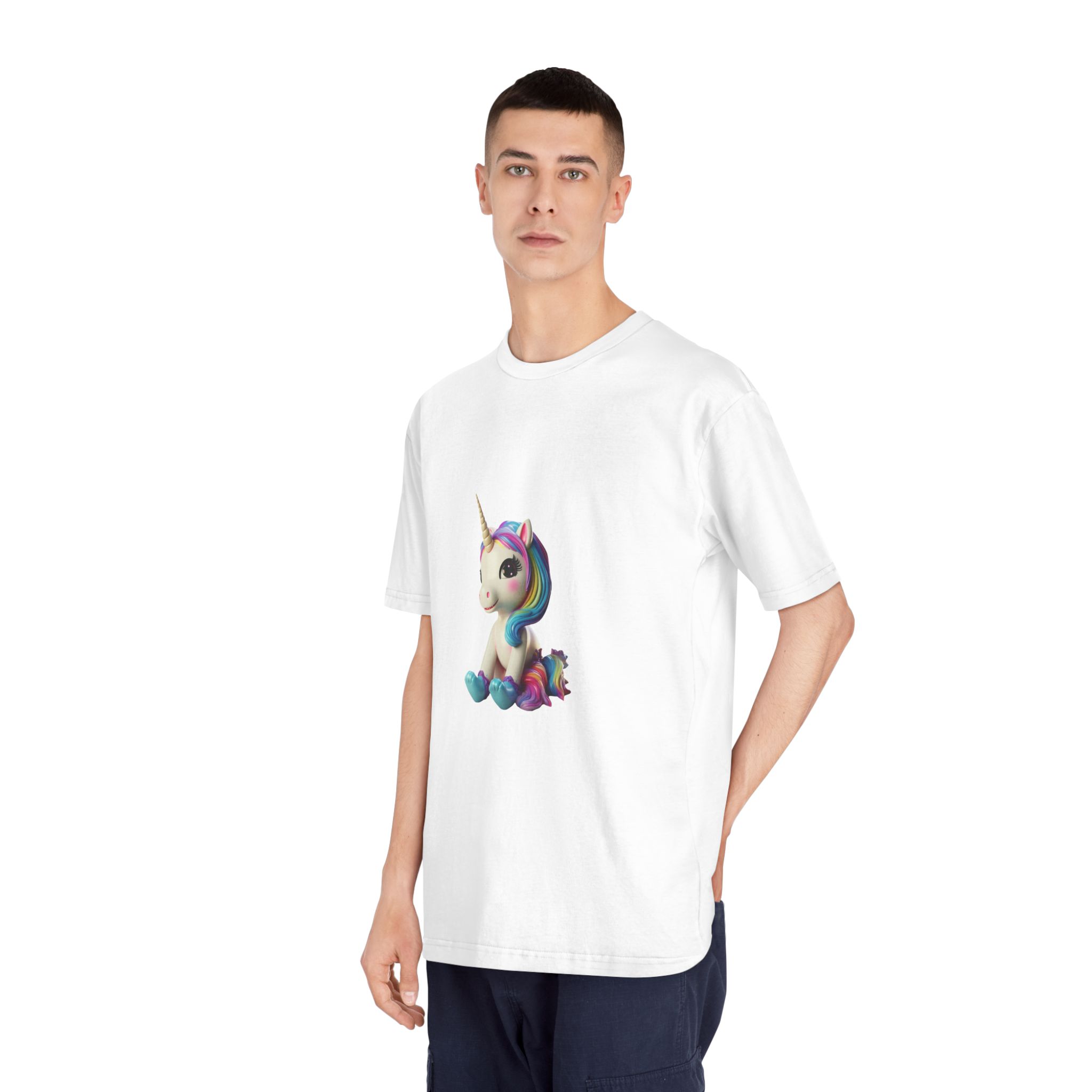Unicorns 381 Unisex Classic Crewneck T Shirt - Image 4