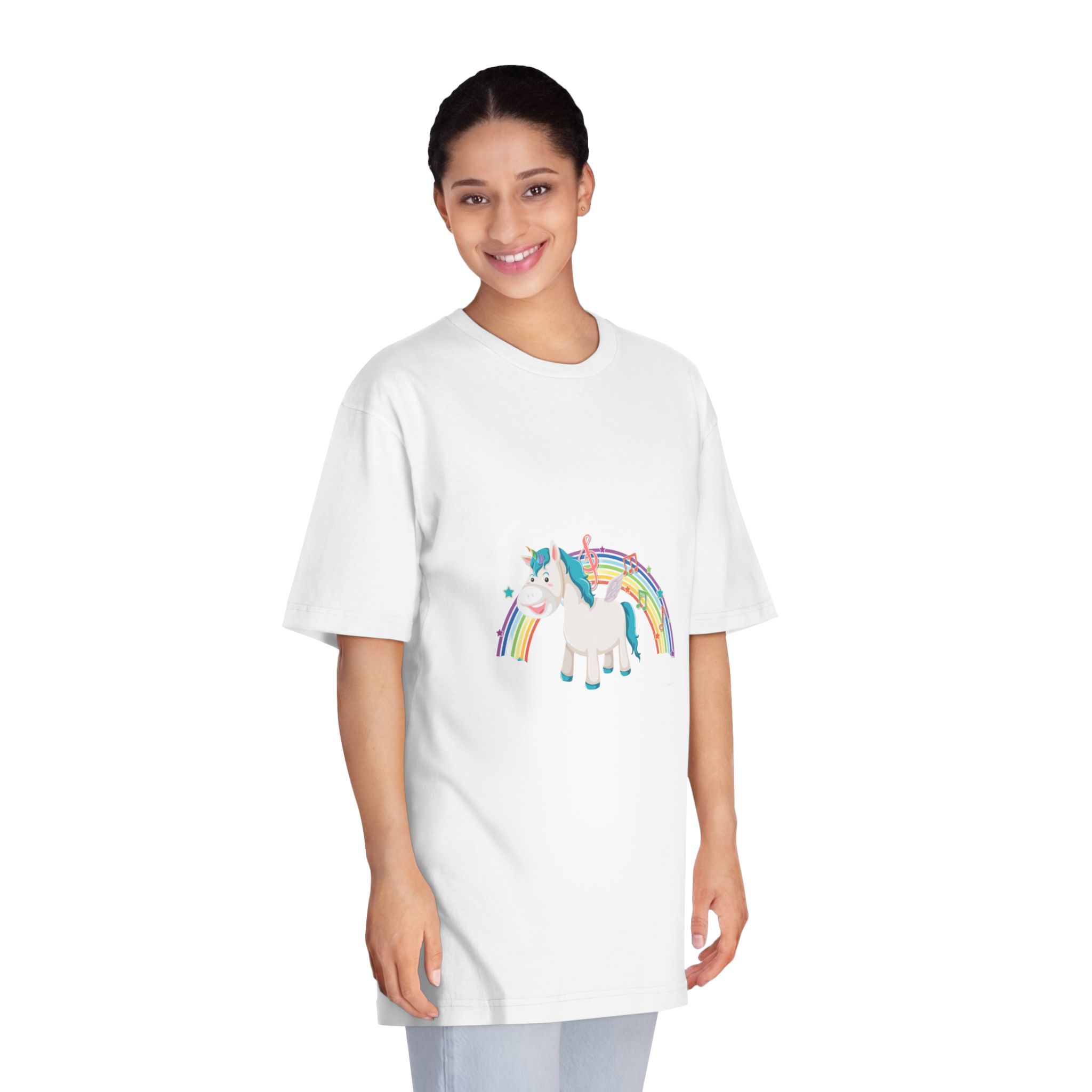 Unicorn V663 Unisex Classic Crewneck T Shirt - Image 3