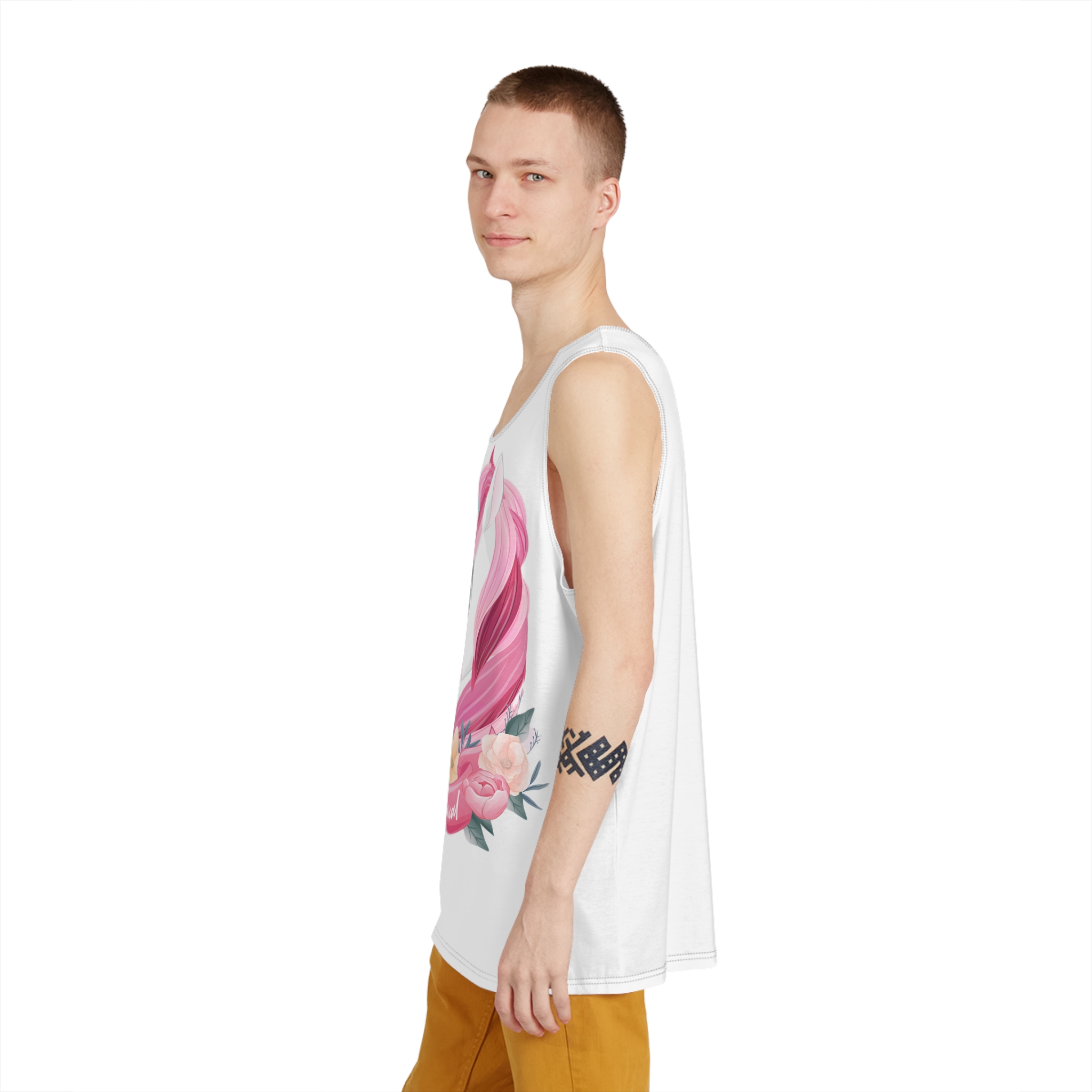 Unicorn V491 Mens Tank Aop