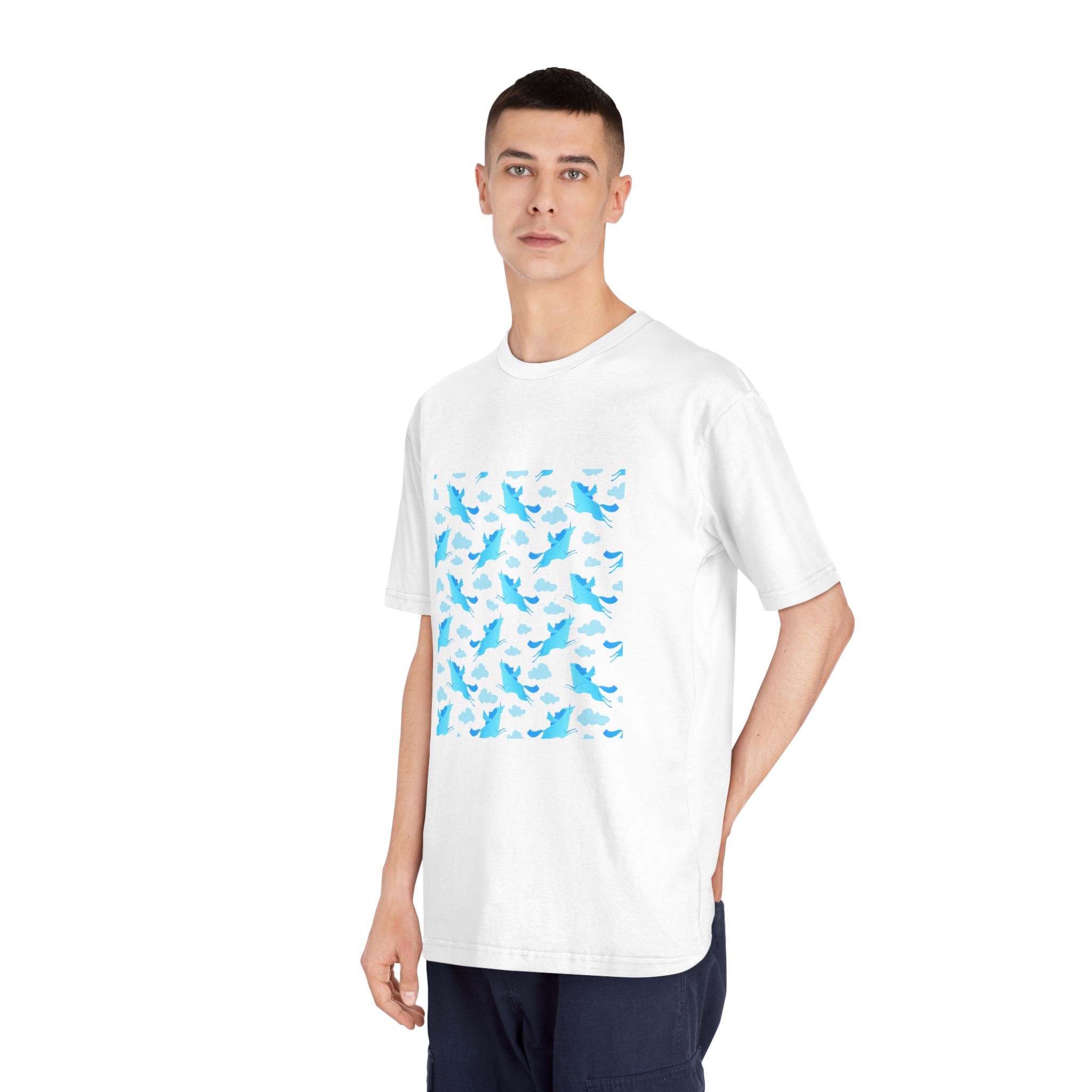 Unicorn V511 Unisex Classic Crewneck T Shirt - Image 4