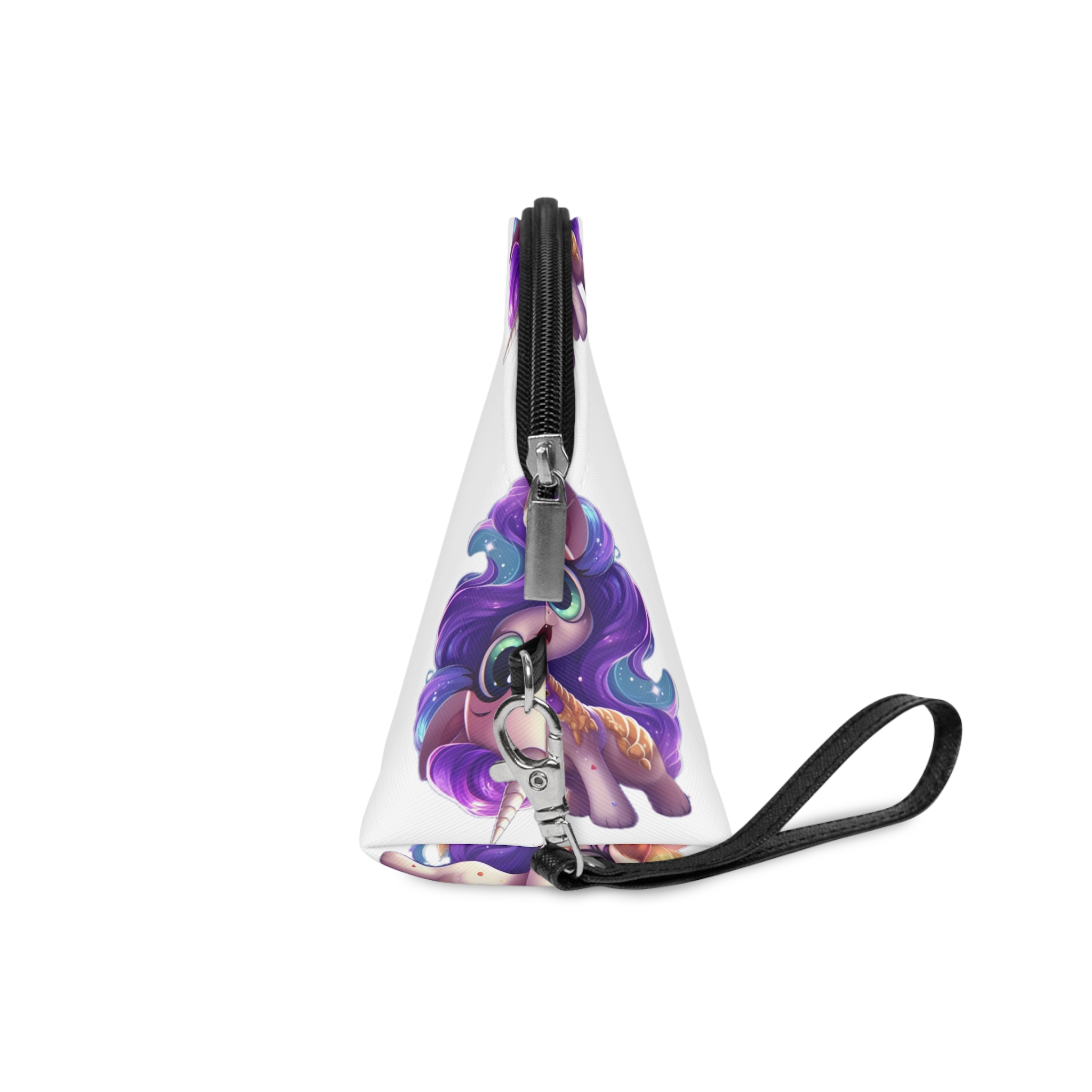 Beautiful Cute Baby Unicorn (1) Copy Makeup Bag - Image 3