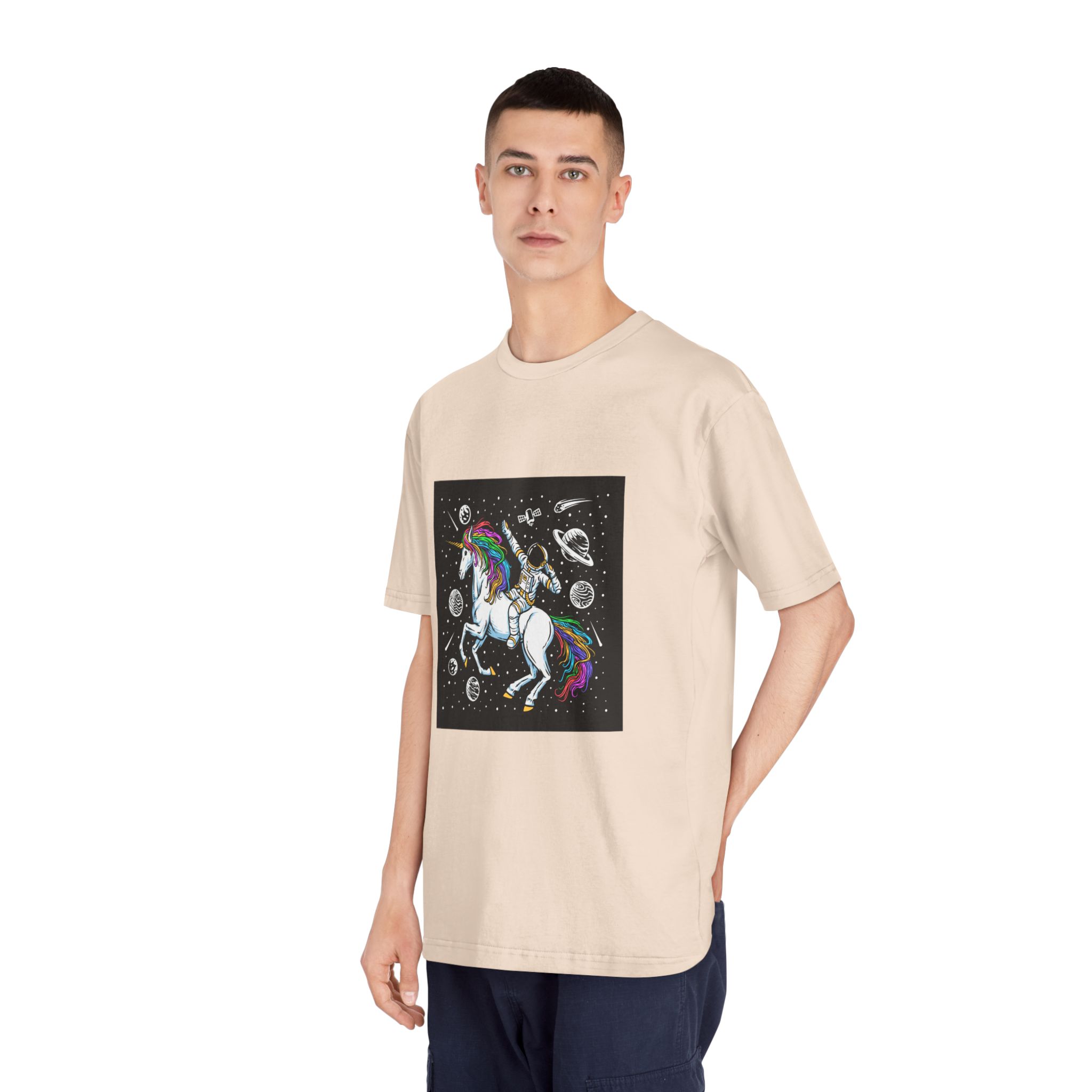 Astronaut Unicorn Unisex Classic Crewneck T Shirt - Image 12